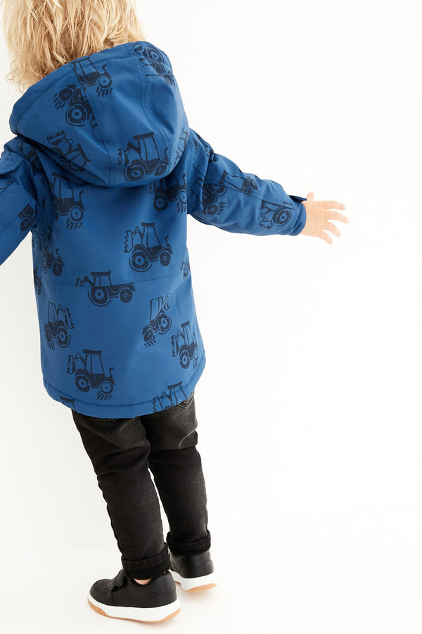 Cobalt Blue Digger Waterproof Coat (3mths-7yrs)