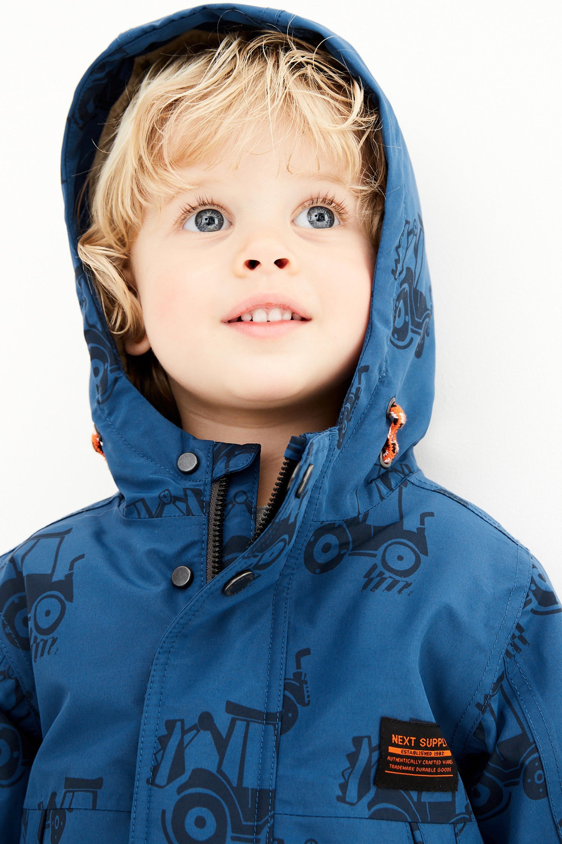 Cobalt Blue Digger Waterproof Coat (3mths-7yrs)