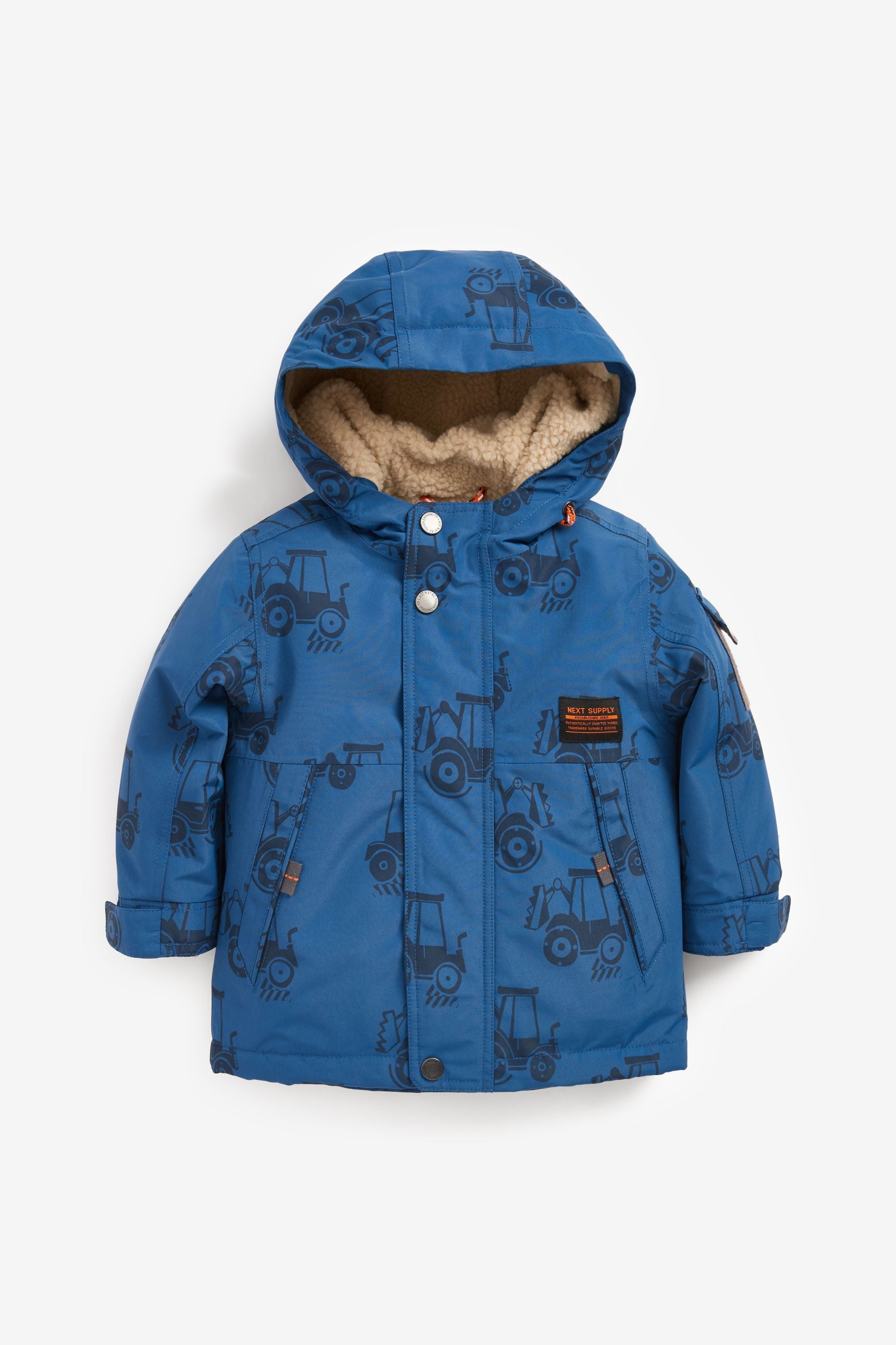 Cobalt Blue Digger Waterproof Coat (3mths-7yrs)