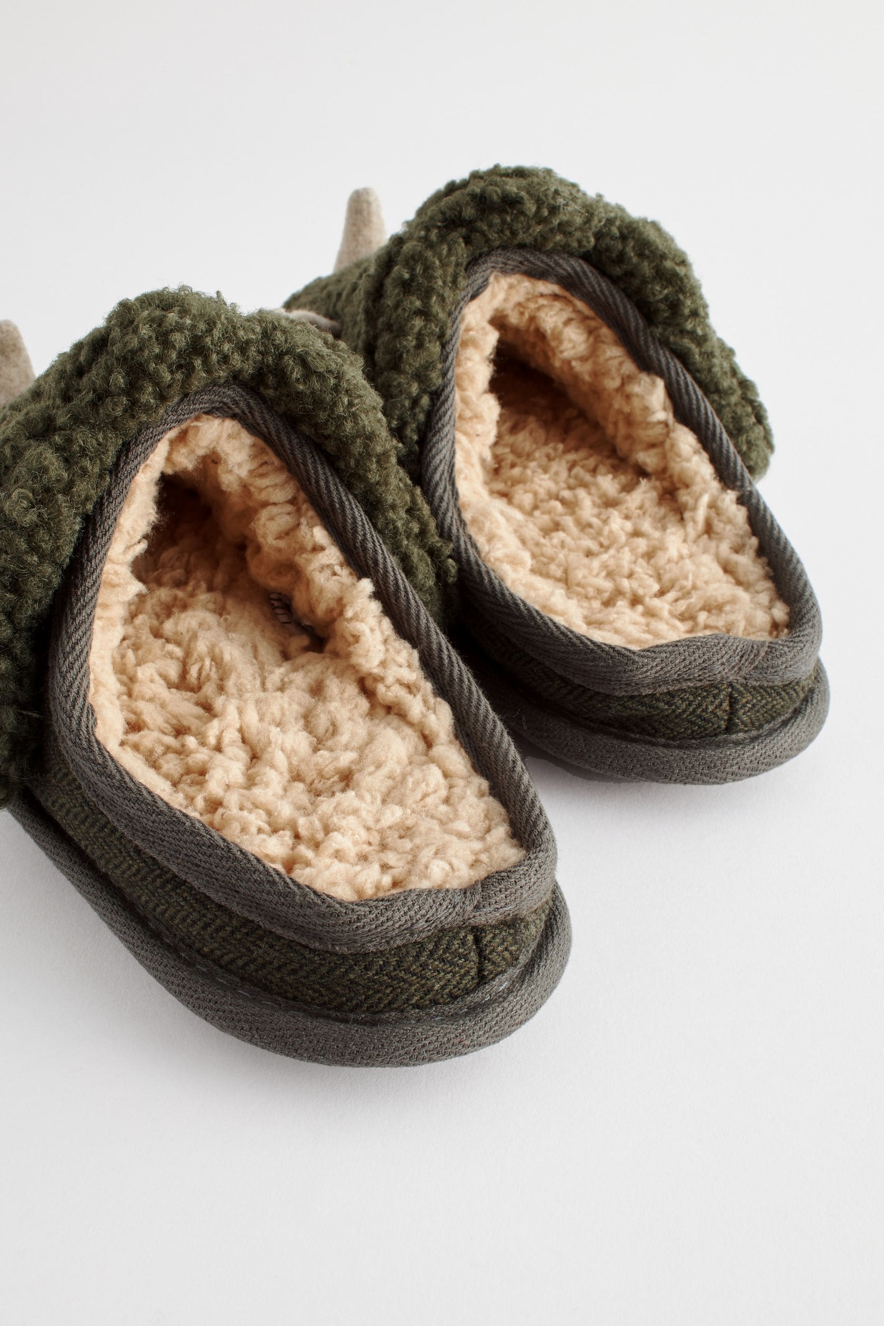 Green Dino Mule Slippers