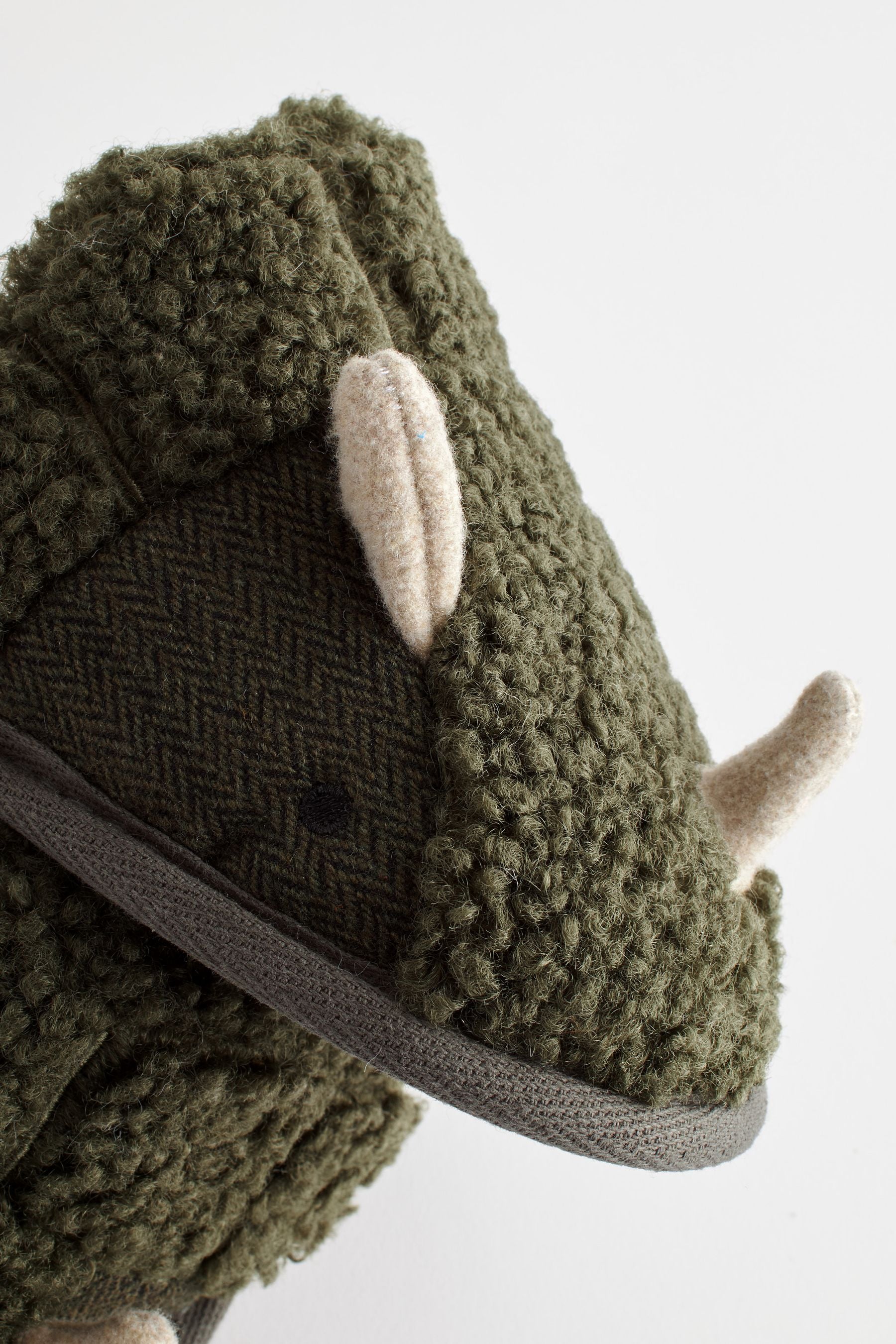 Green Dino Mule Slippers