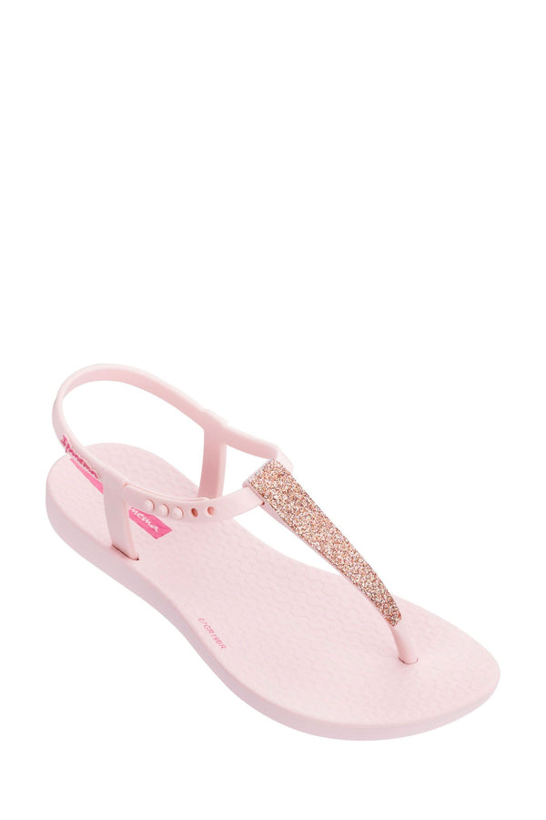 Ipanema Pink Glitter Toe Flip Flops