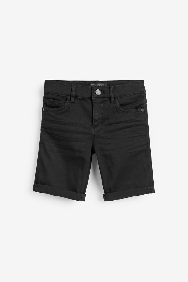 Black Denim Regular Fit Denim Shorts (3mths-16yrs)