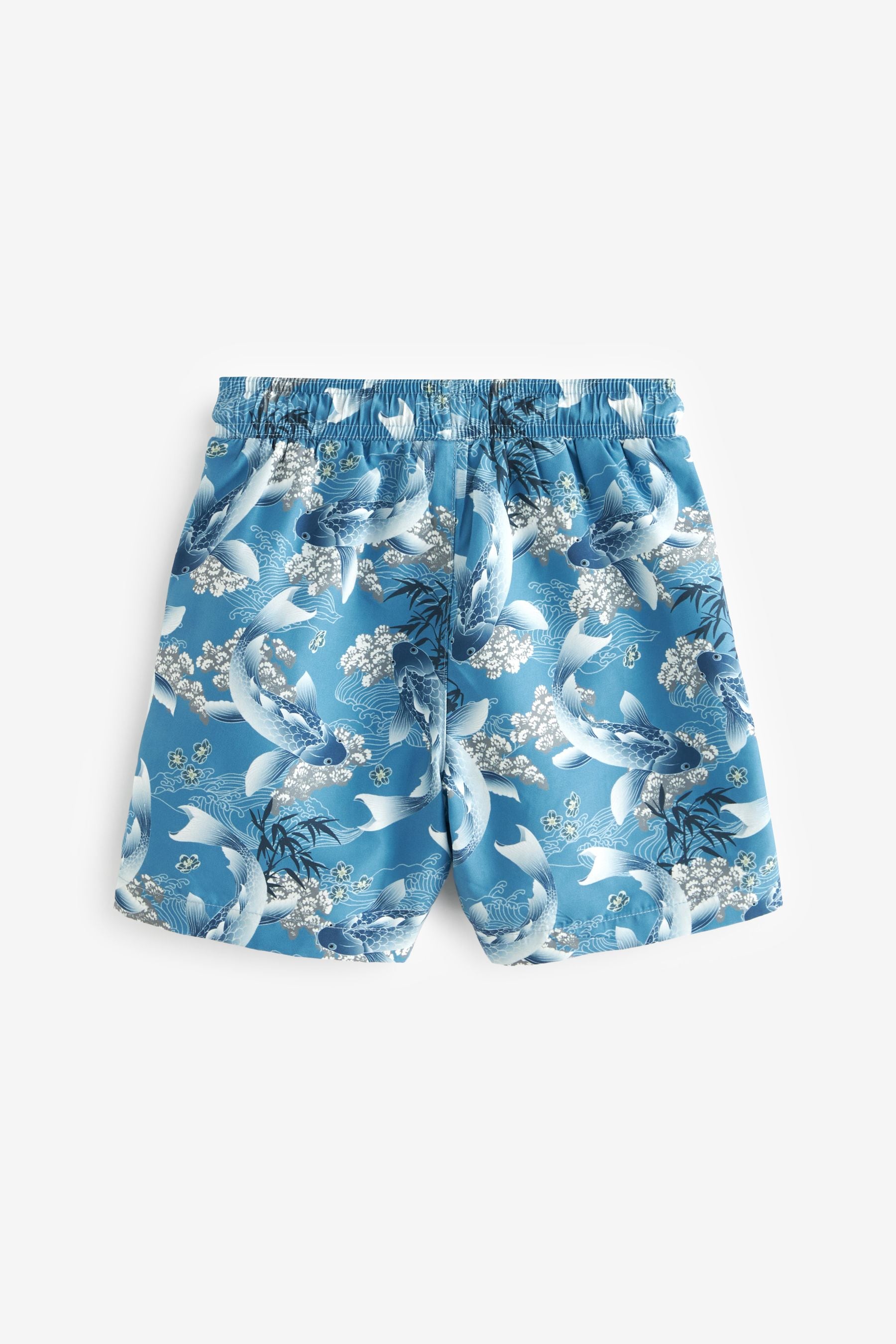 Blue Koi Carp Swim Shorts (3-16yrs)