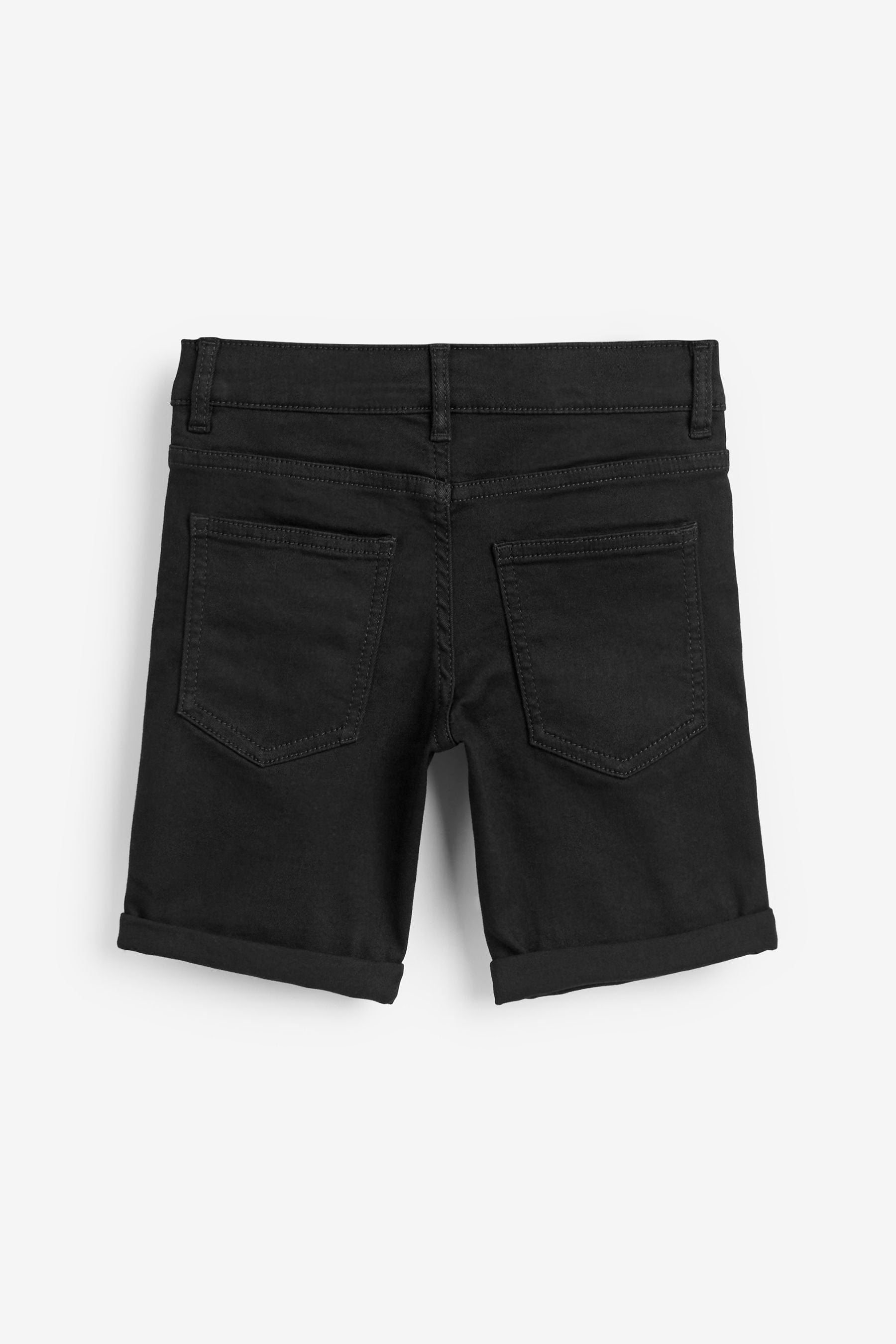 Black Denim Regular Fit Denim Shorts (3mths-16yrs)