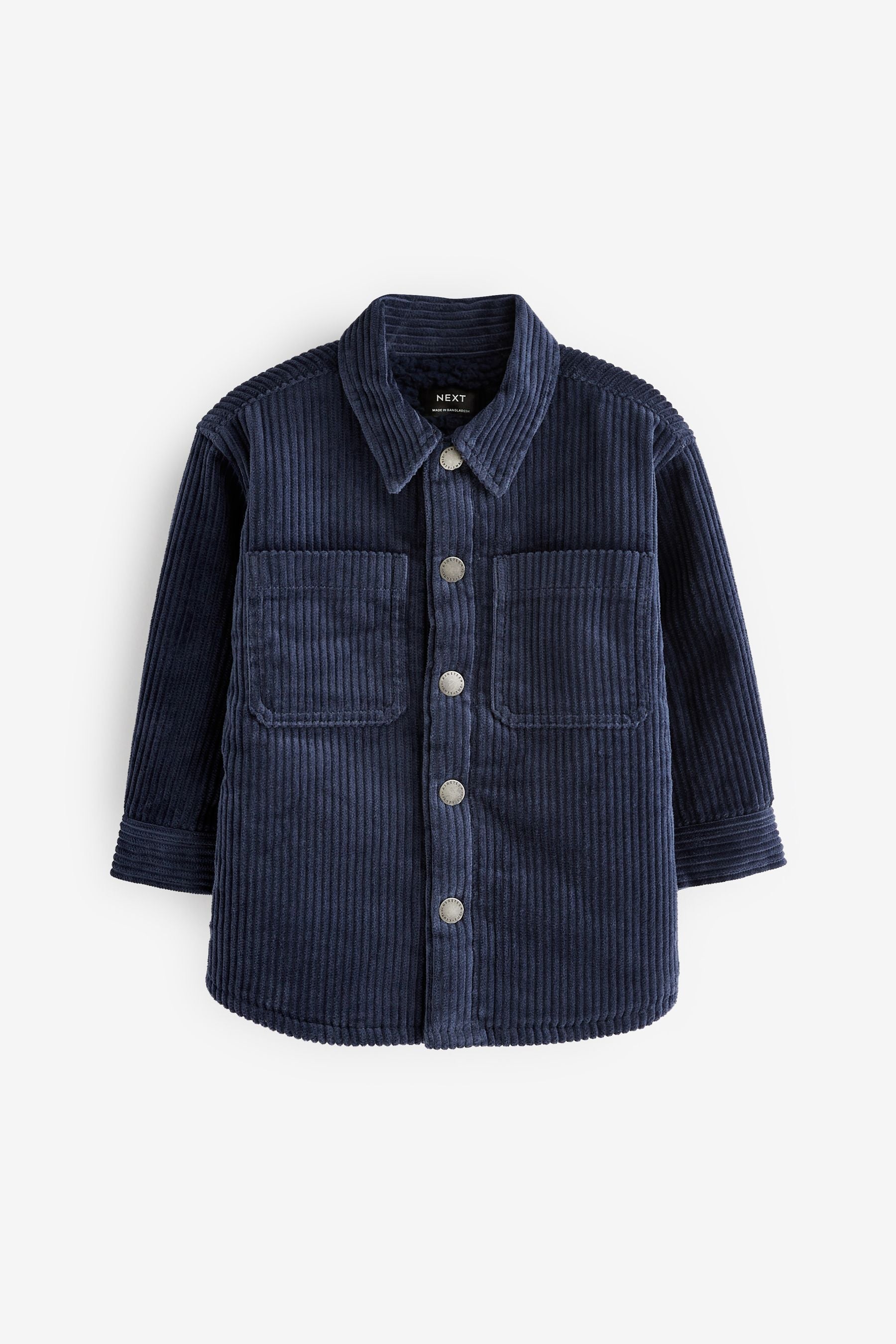 Navy Corduroy Shacket (3mths-12yrs)