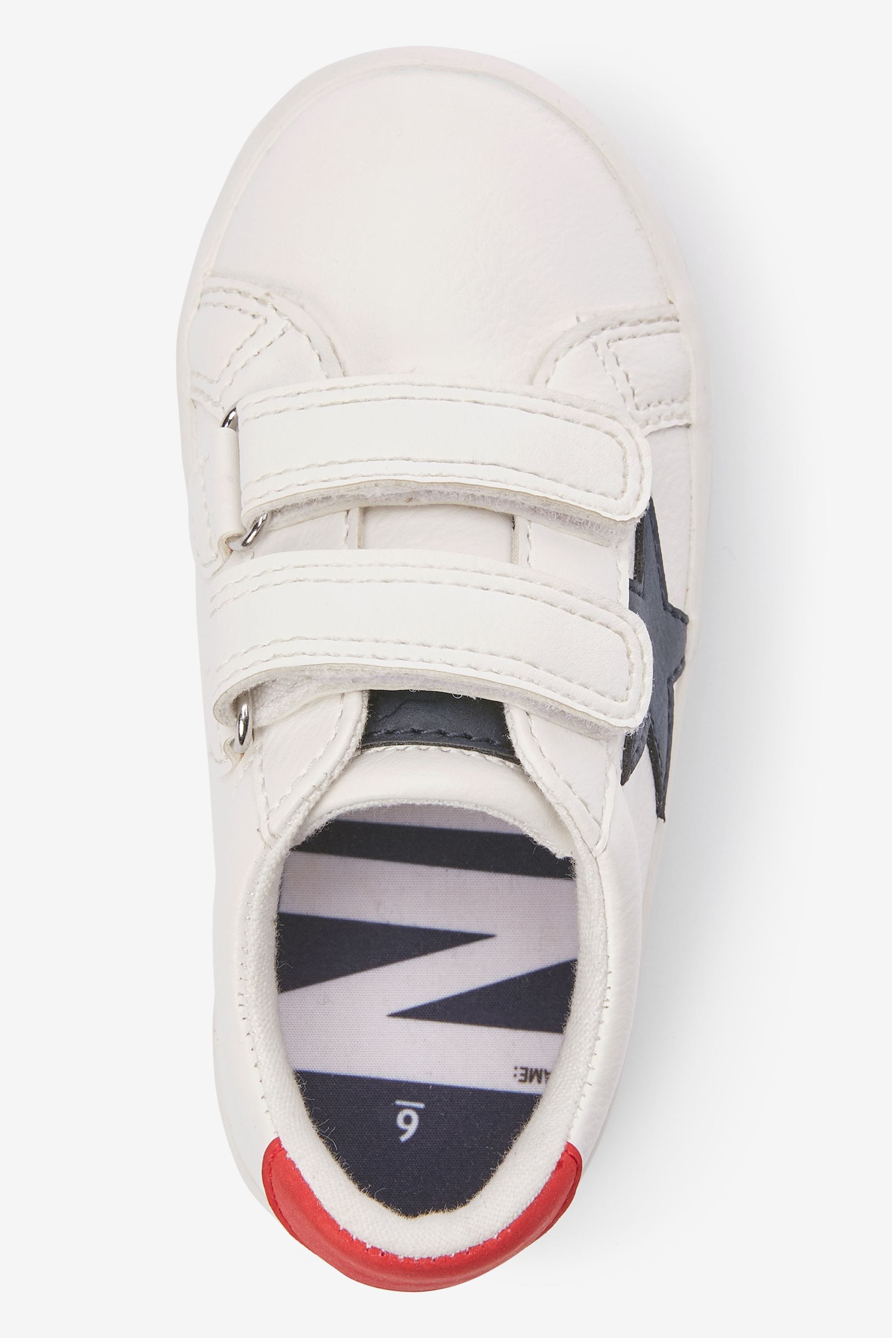 White Star Touch Fastening Trainers