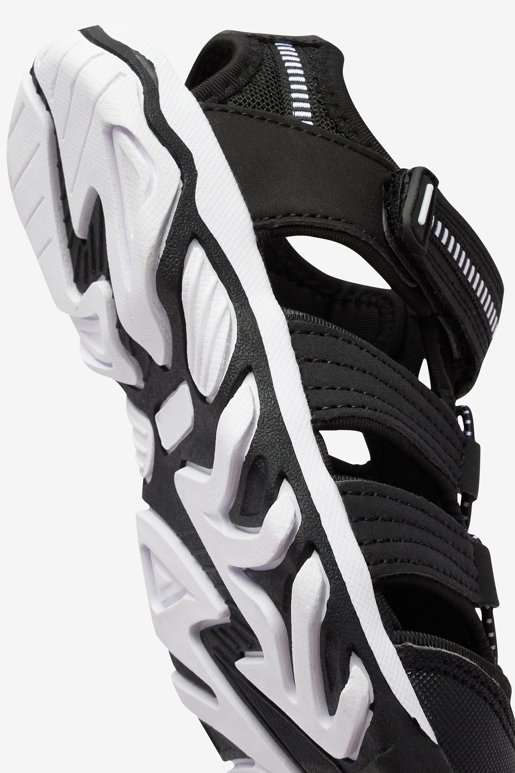 Black Sporty Trekker Sandals