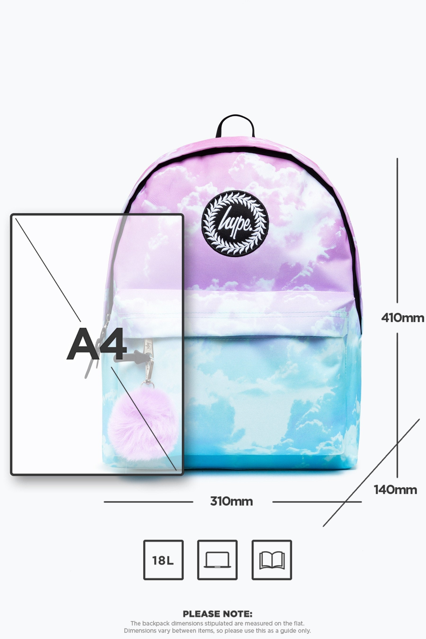 Purple Hype. Lilac Clouds Backpack