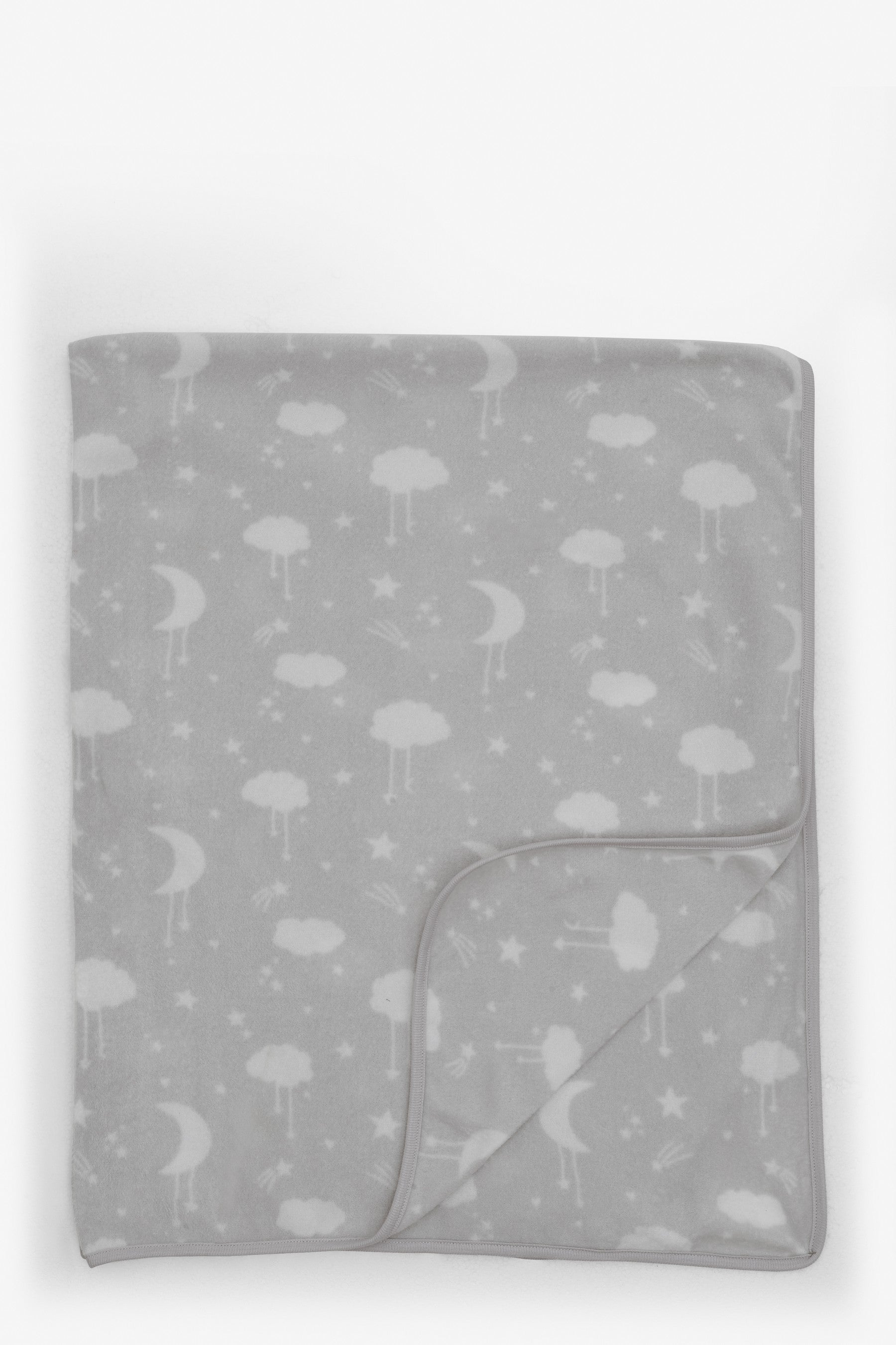 Grey Kids Supersoft Fleece Blanket