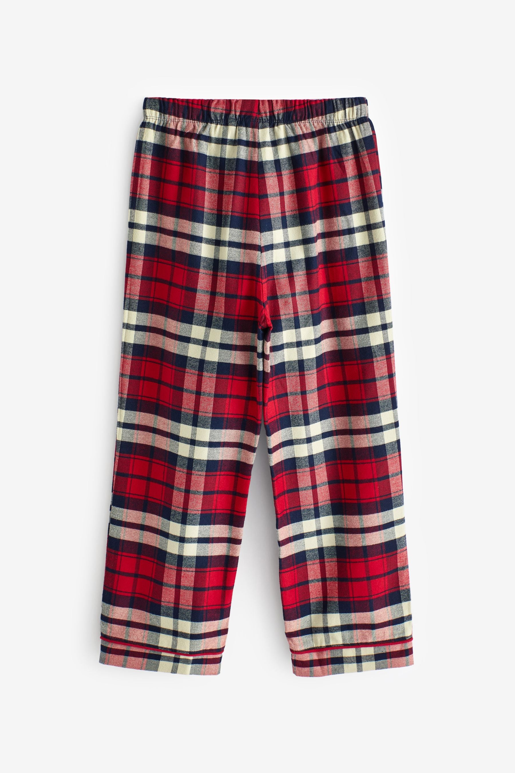 Red Kids Christmas Check Pyjamas (9mths-12yrs)