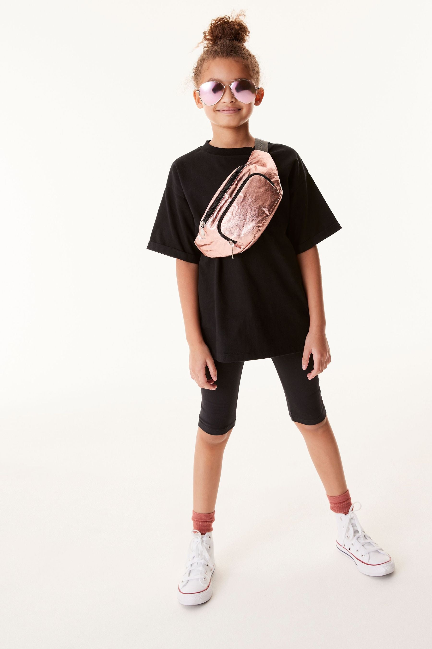 Black Oversized T-Shirt (3-16yrs)