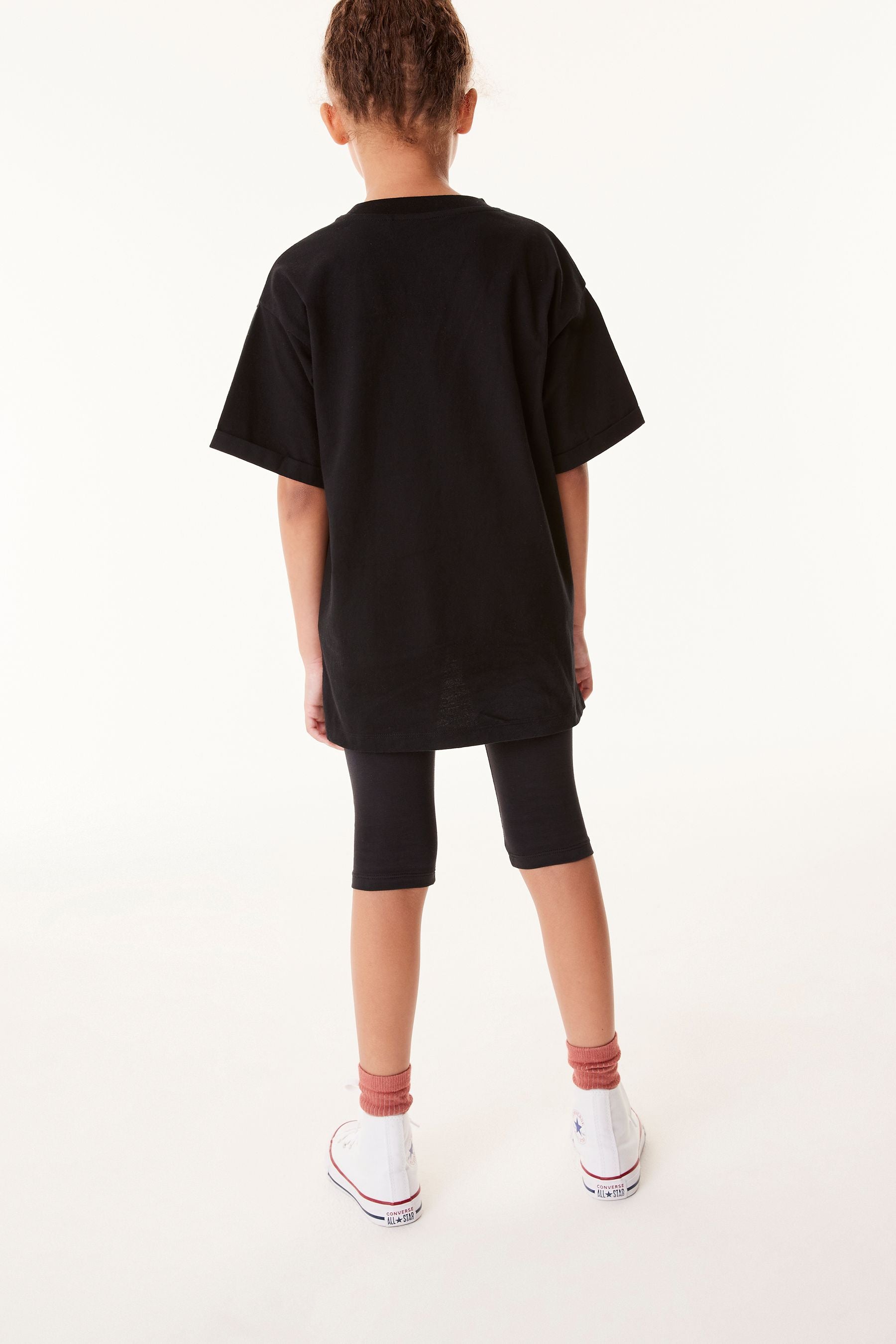 Black Oversized T-Shirt (3-16yrs)