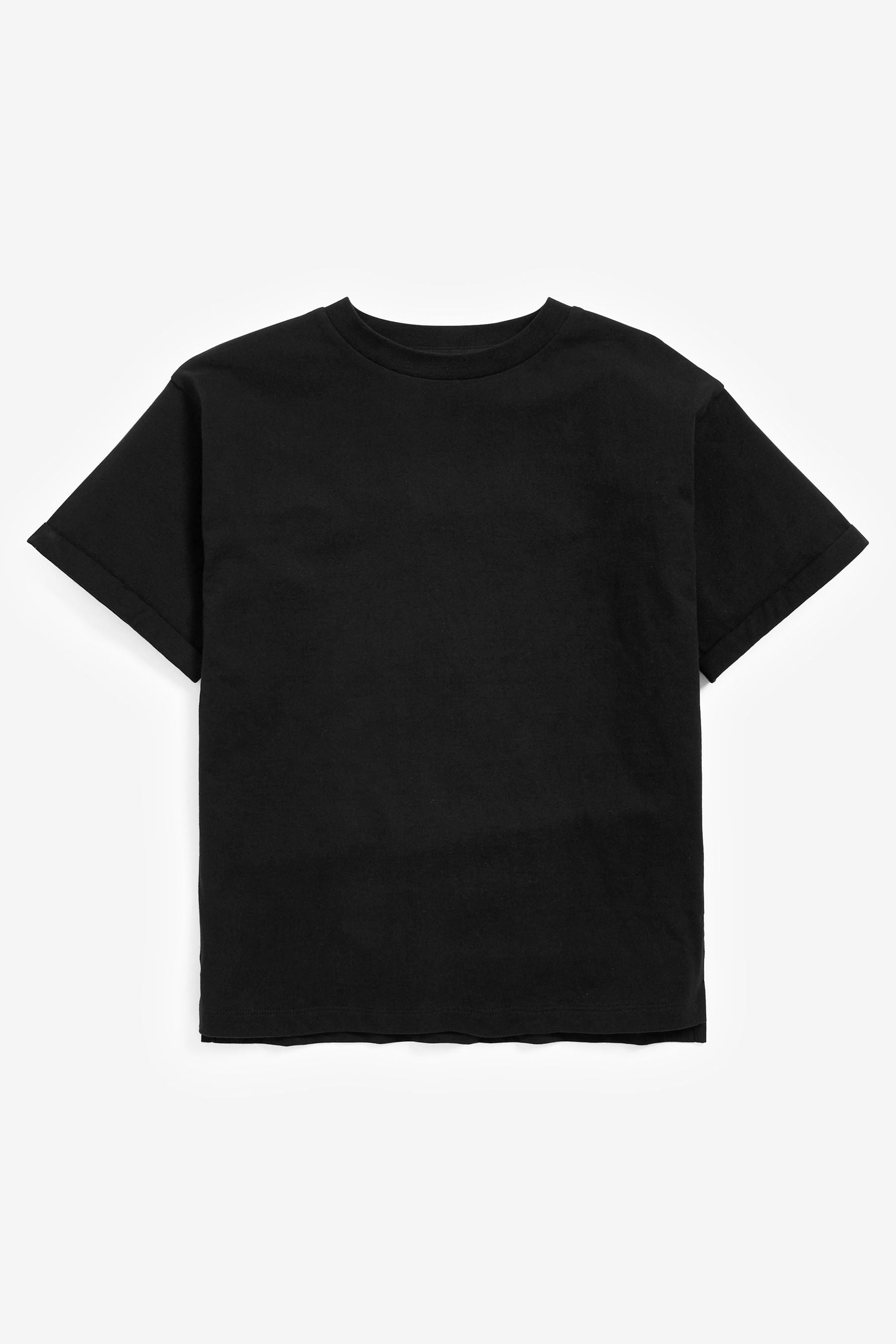 Black Oversized T-Shirt (3-16yrs)