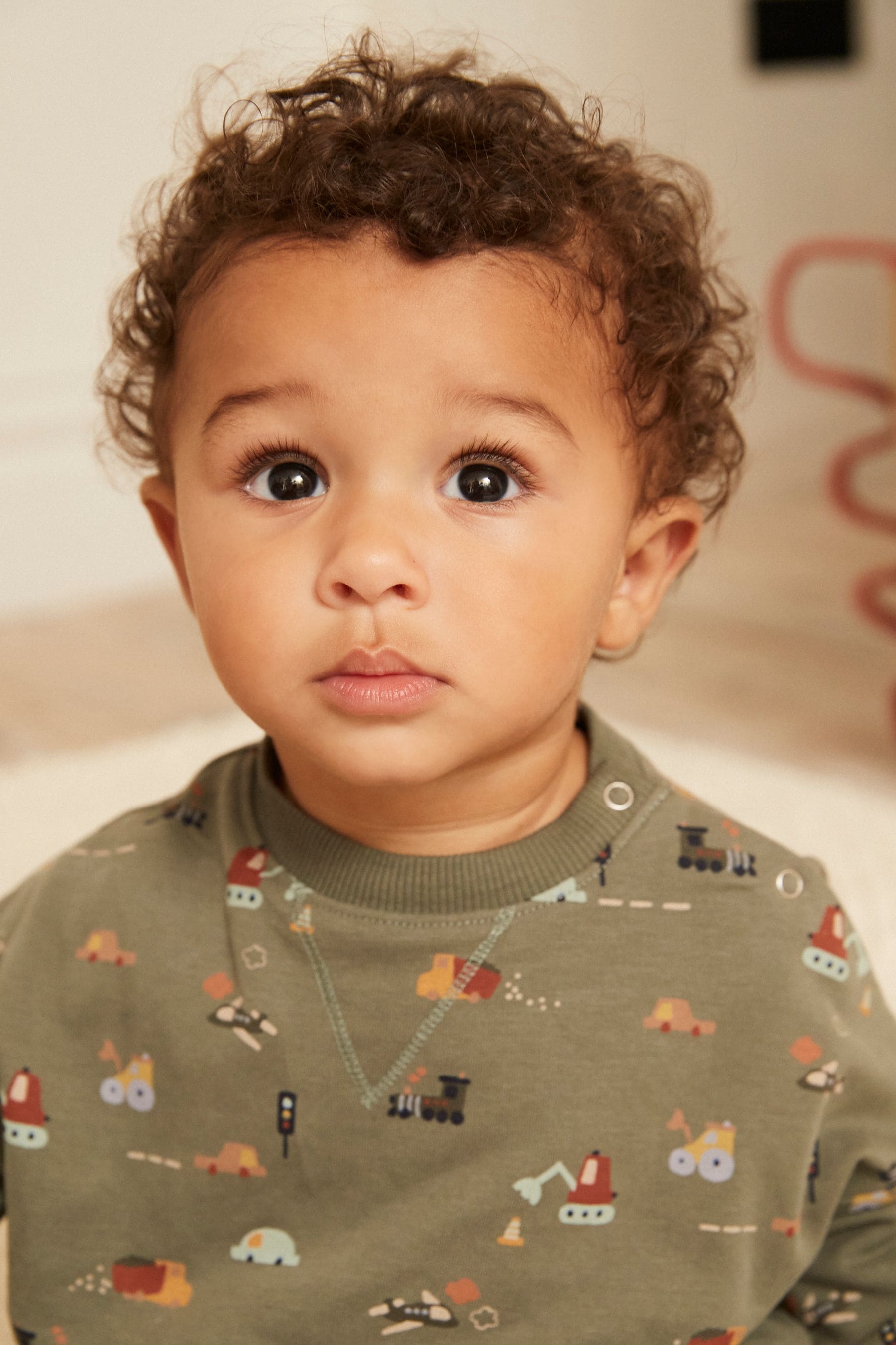 Green Baby Sweatshirt And Leggings Set