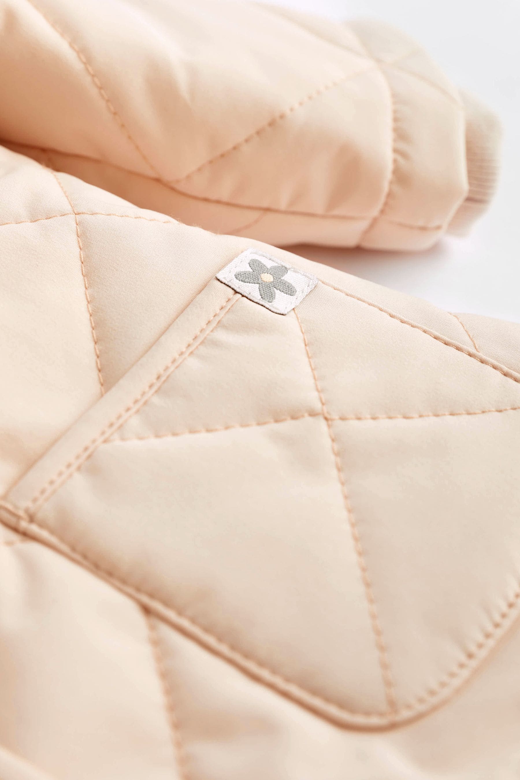 Cream Baby Quilted Jacket (0mths-2yrs)