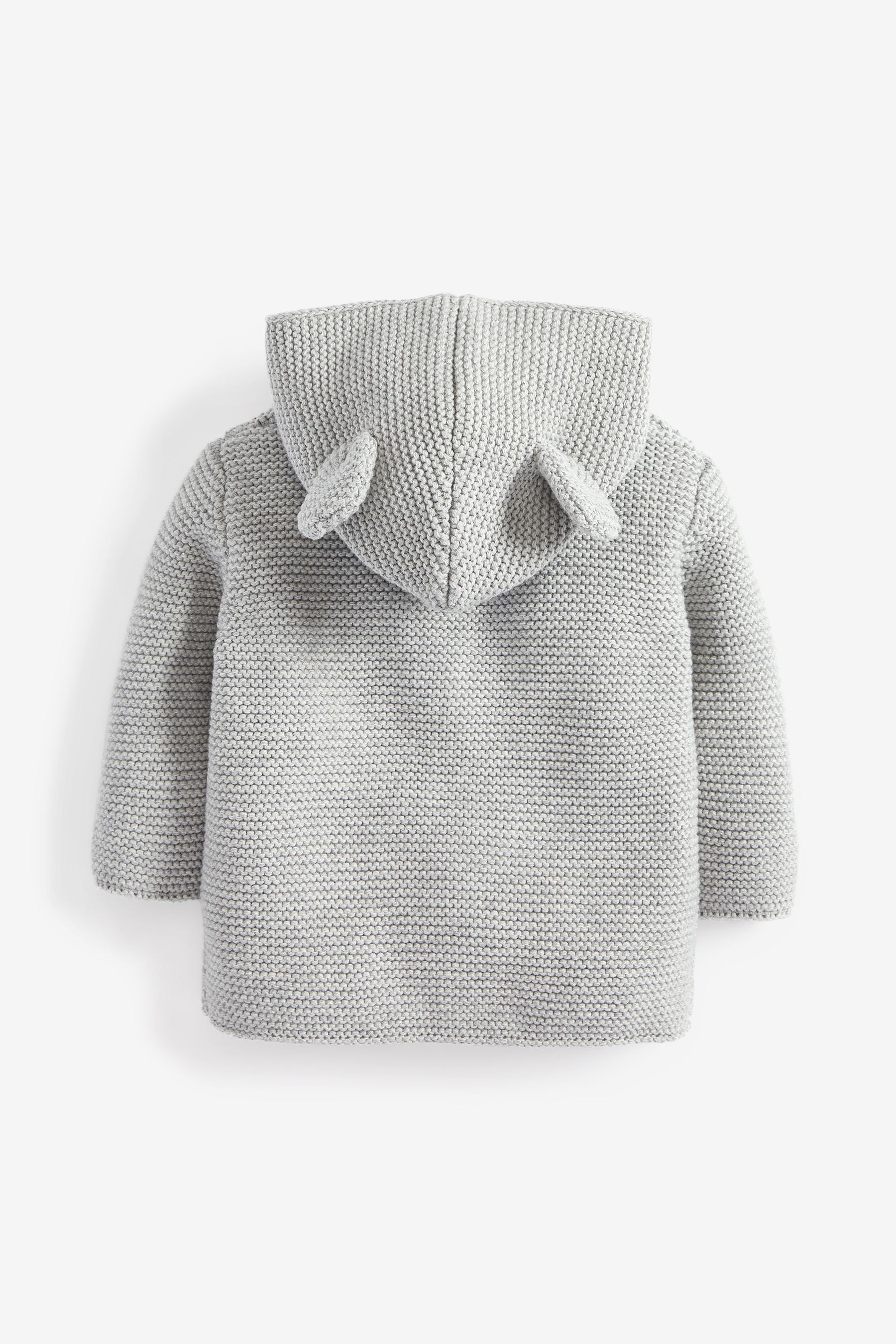 Grey Baby Hooded Baby Cardigan (0mths-3yrs)