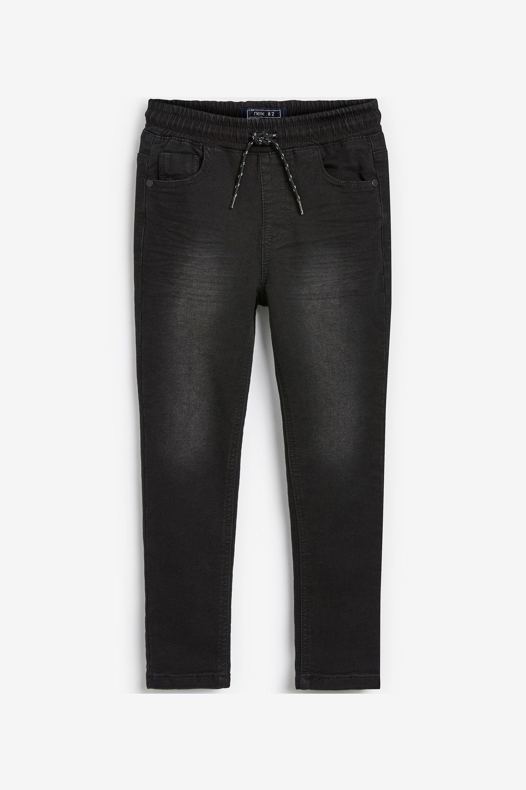 Black Stretch Elasticated Waist Jeans (3-16yrs)