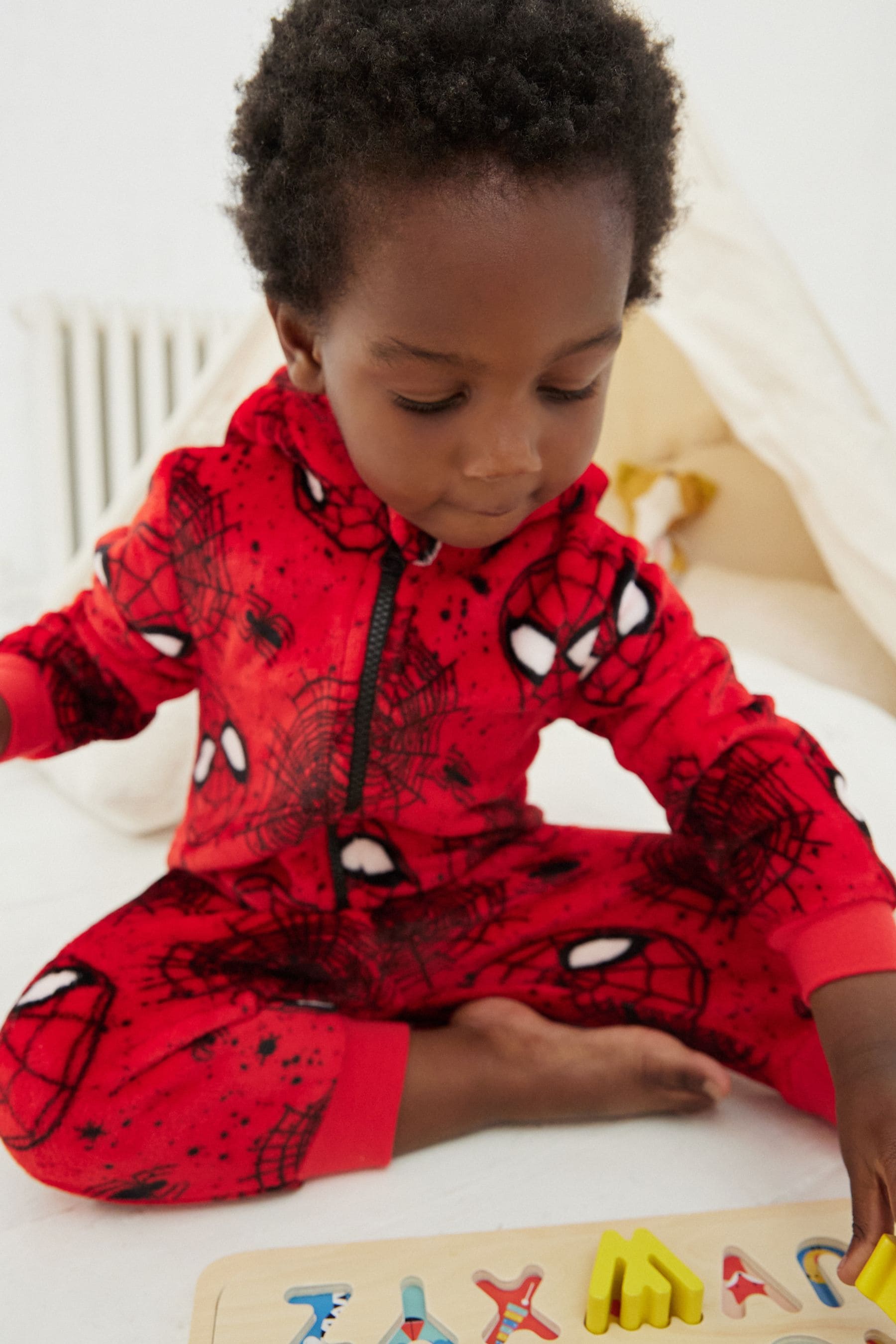 Spider-Man Red All-In-One (9mths-10yrs)