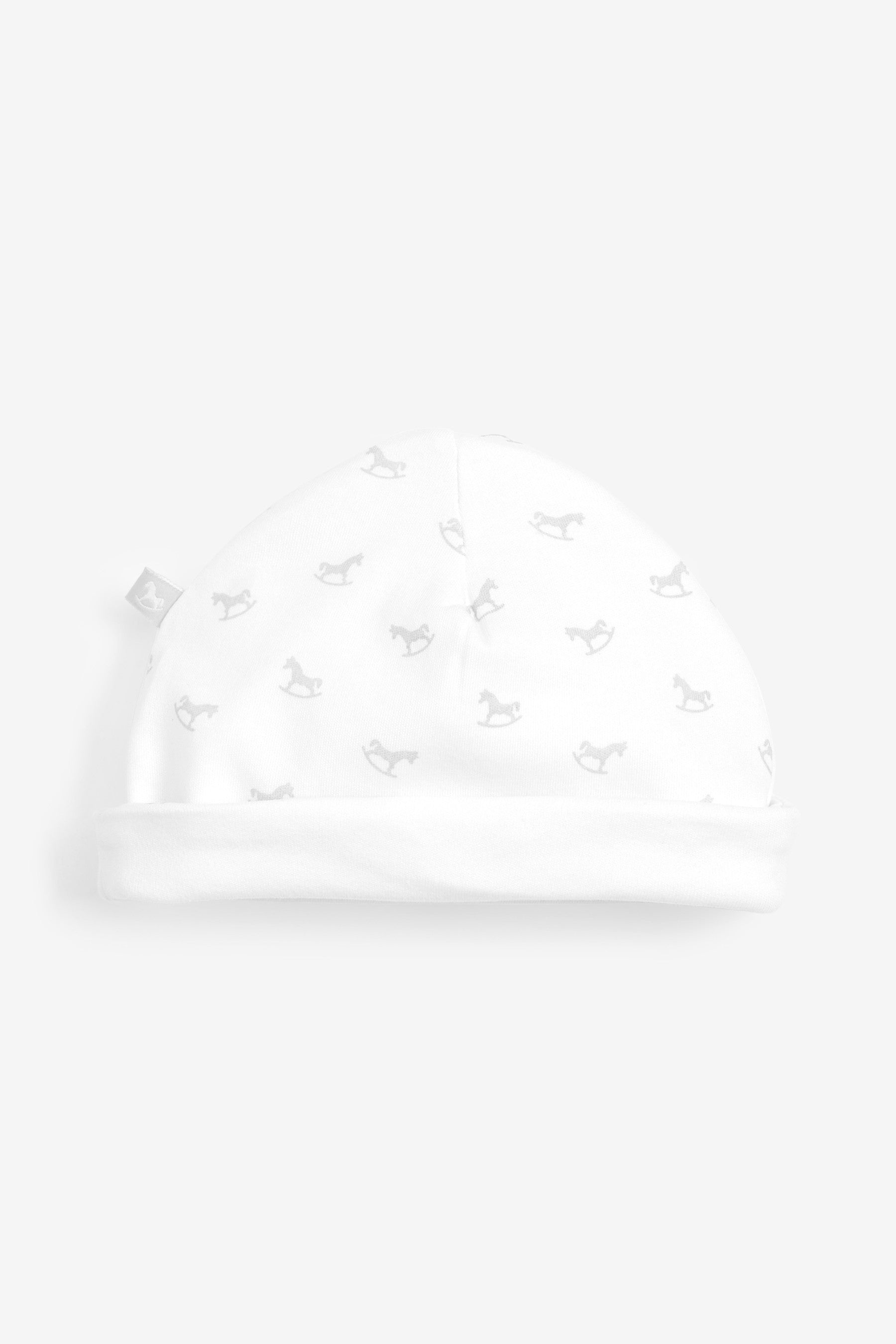 The Little Tailor White Sleepsuit, Hat & Comforter Gift Set