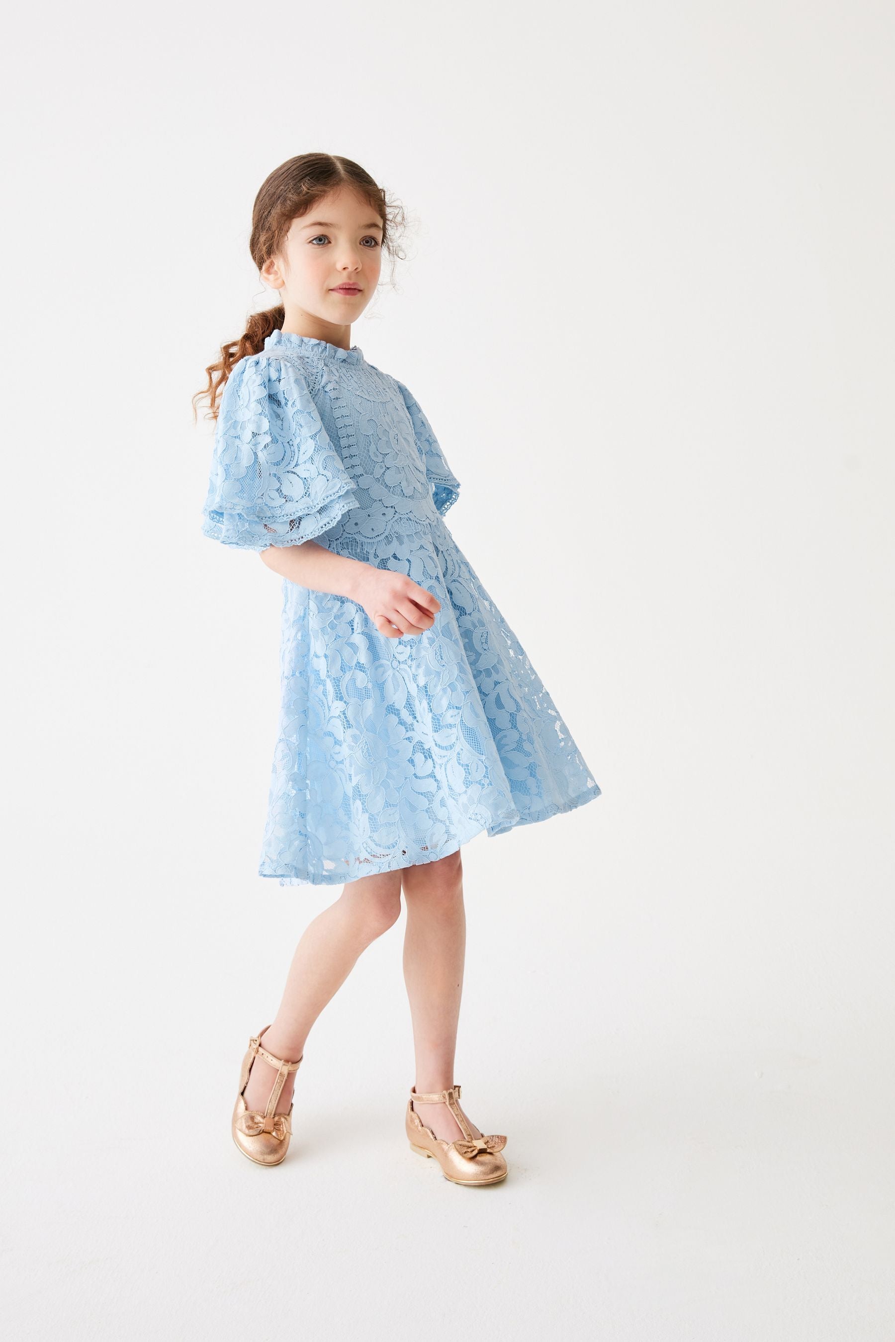 Baker by Ted Baker Blue Lace Dress