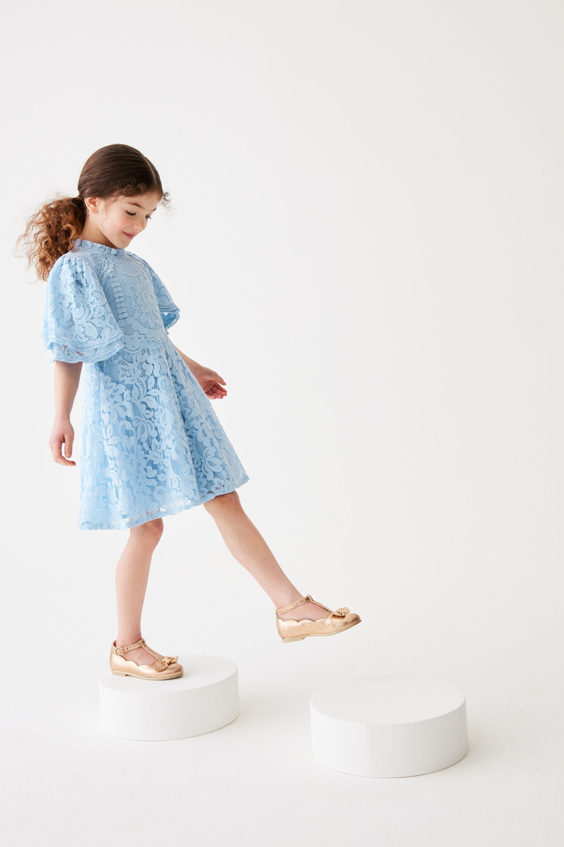 Baker by Ted Baker Blue Lace Dress