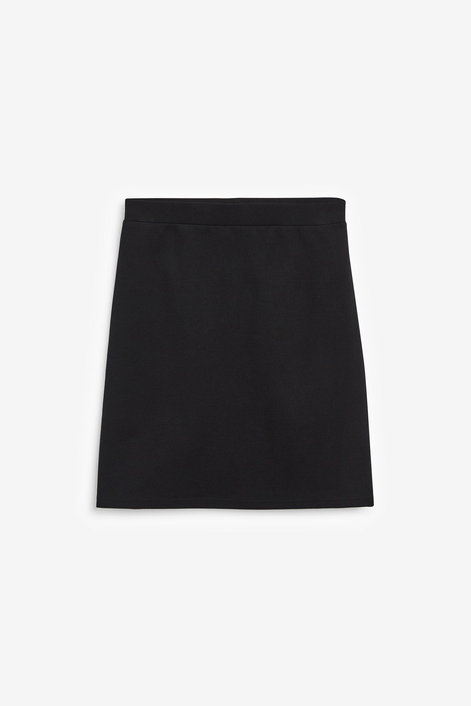 Black Senior Jersey Stretch Pull-On Pencil Skirt (9-18yrs)