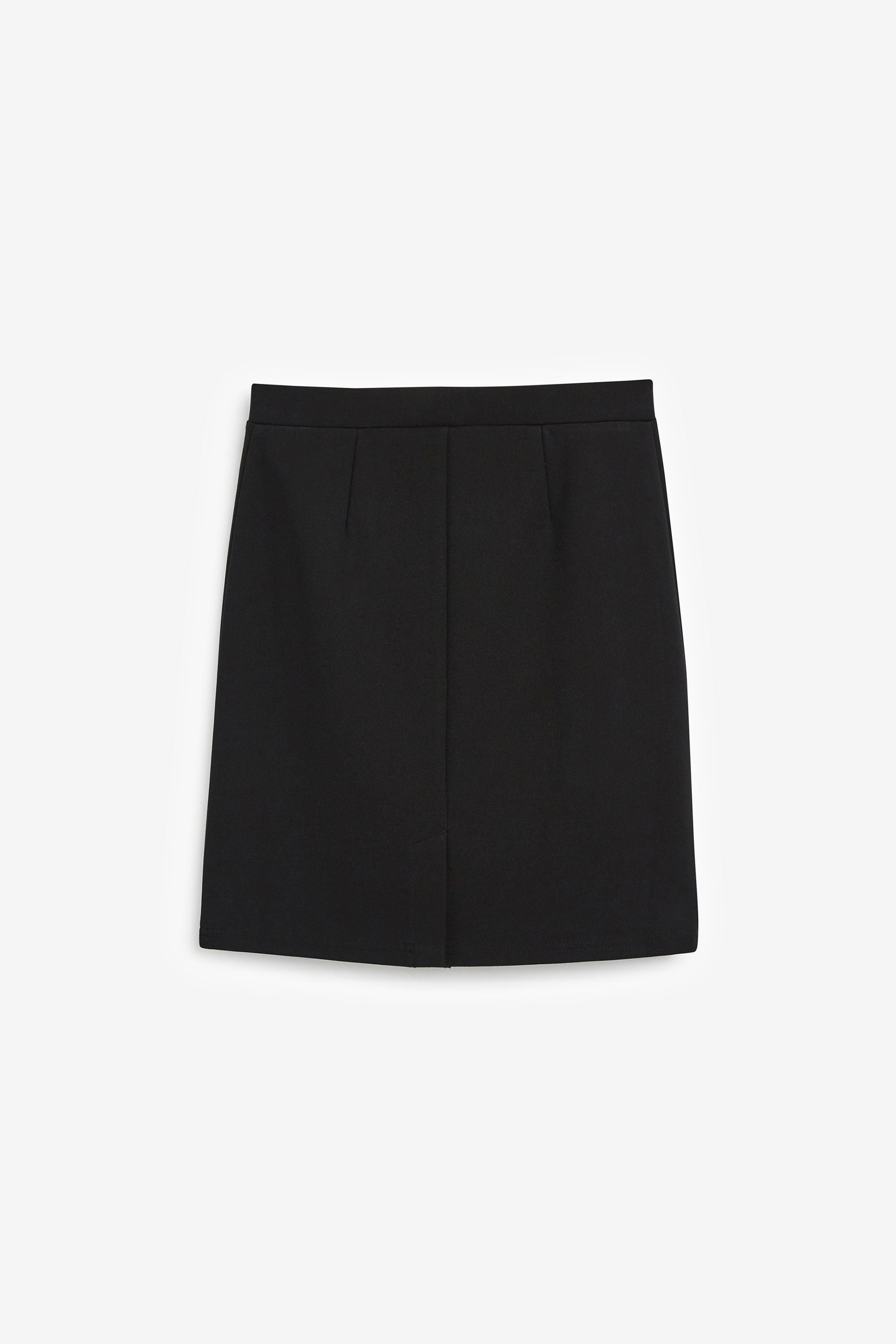 Black Senior Jersey Stretch Pull-On Pencil Skirt (9-18yrs)