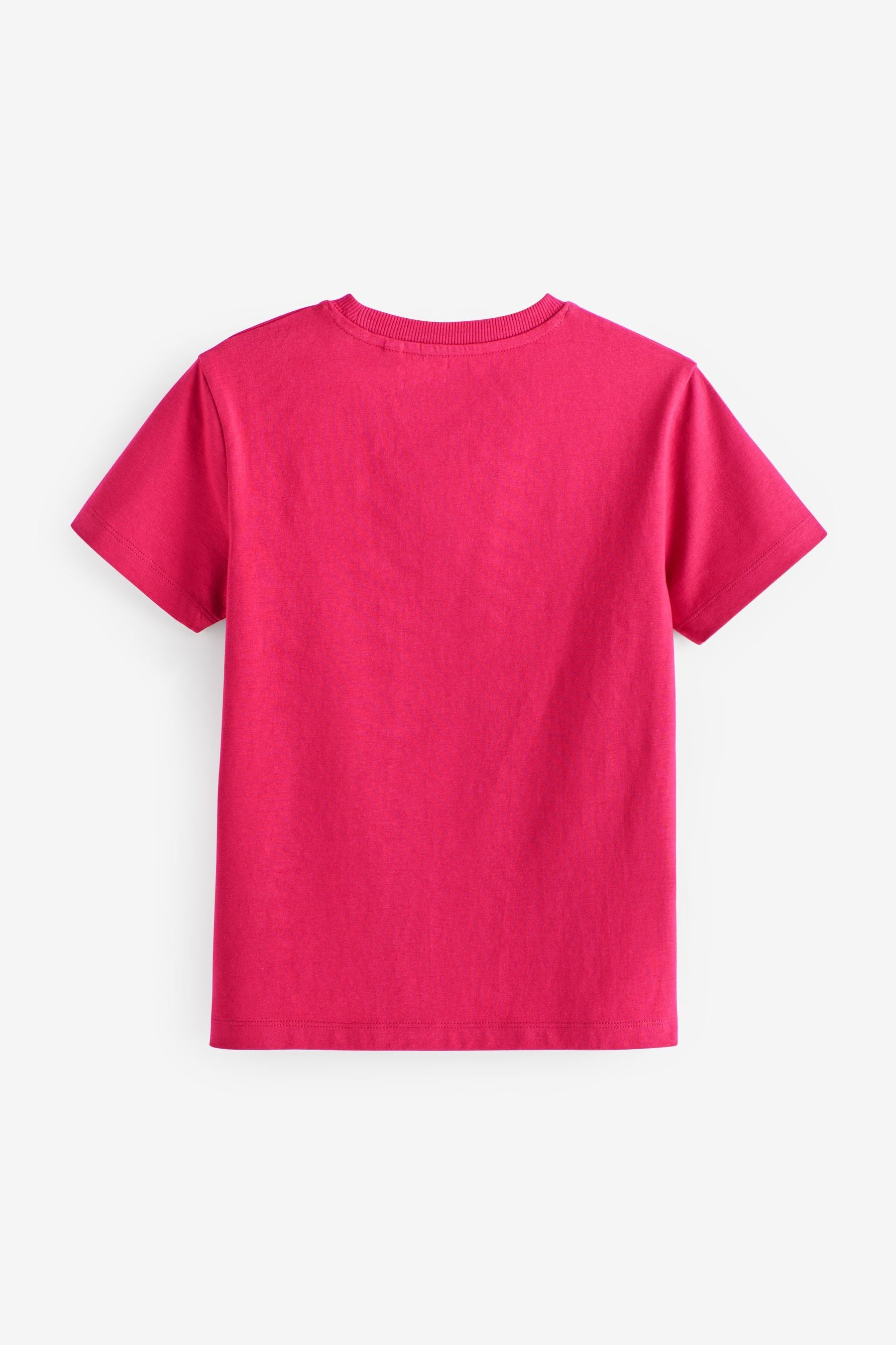 Pink Bright Cotton Short Sleeve T-Shirt (3-16yrs)