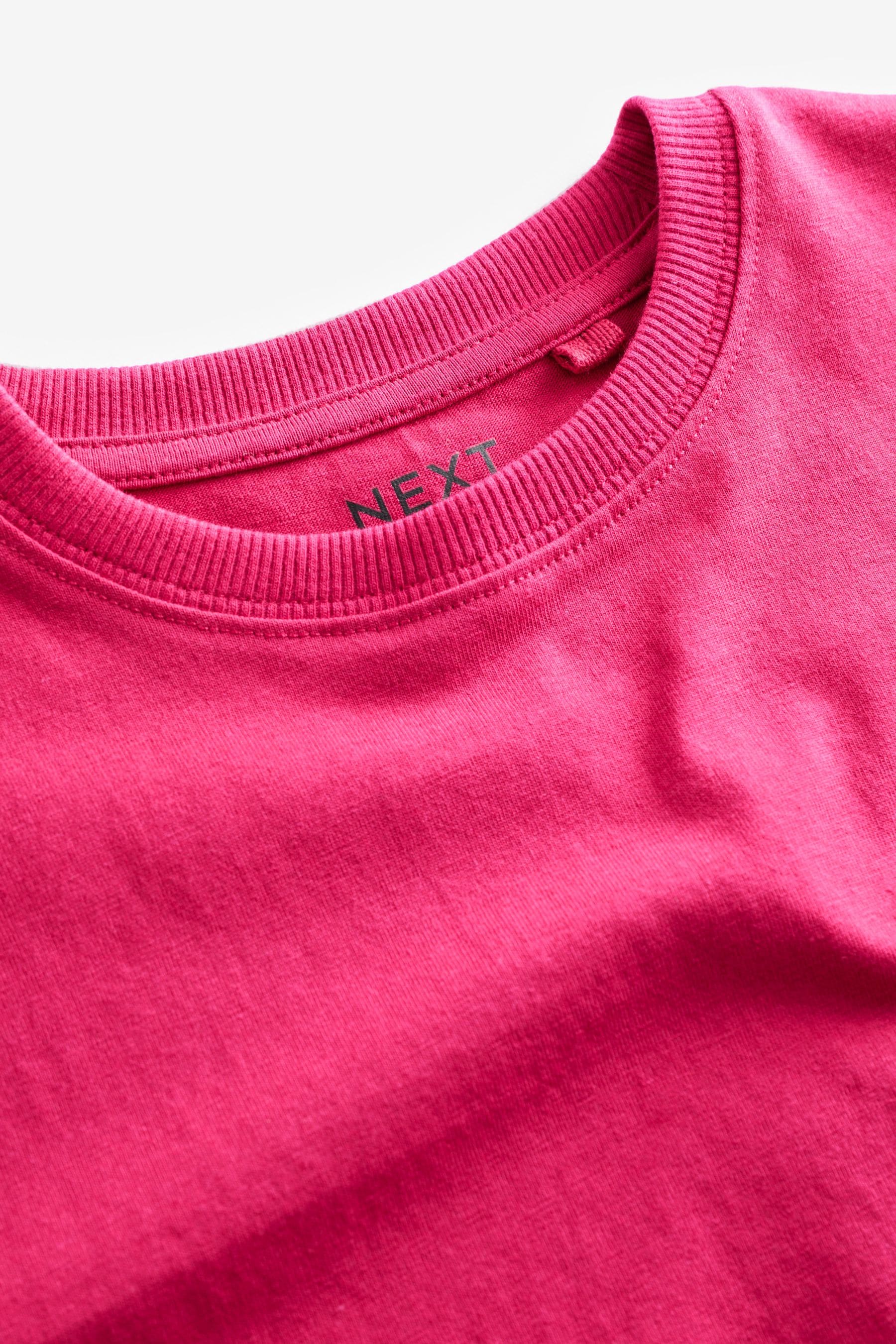 Pink Bright Cotton Short Sleeve T-Shirt (3-16yrs)