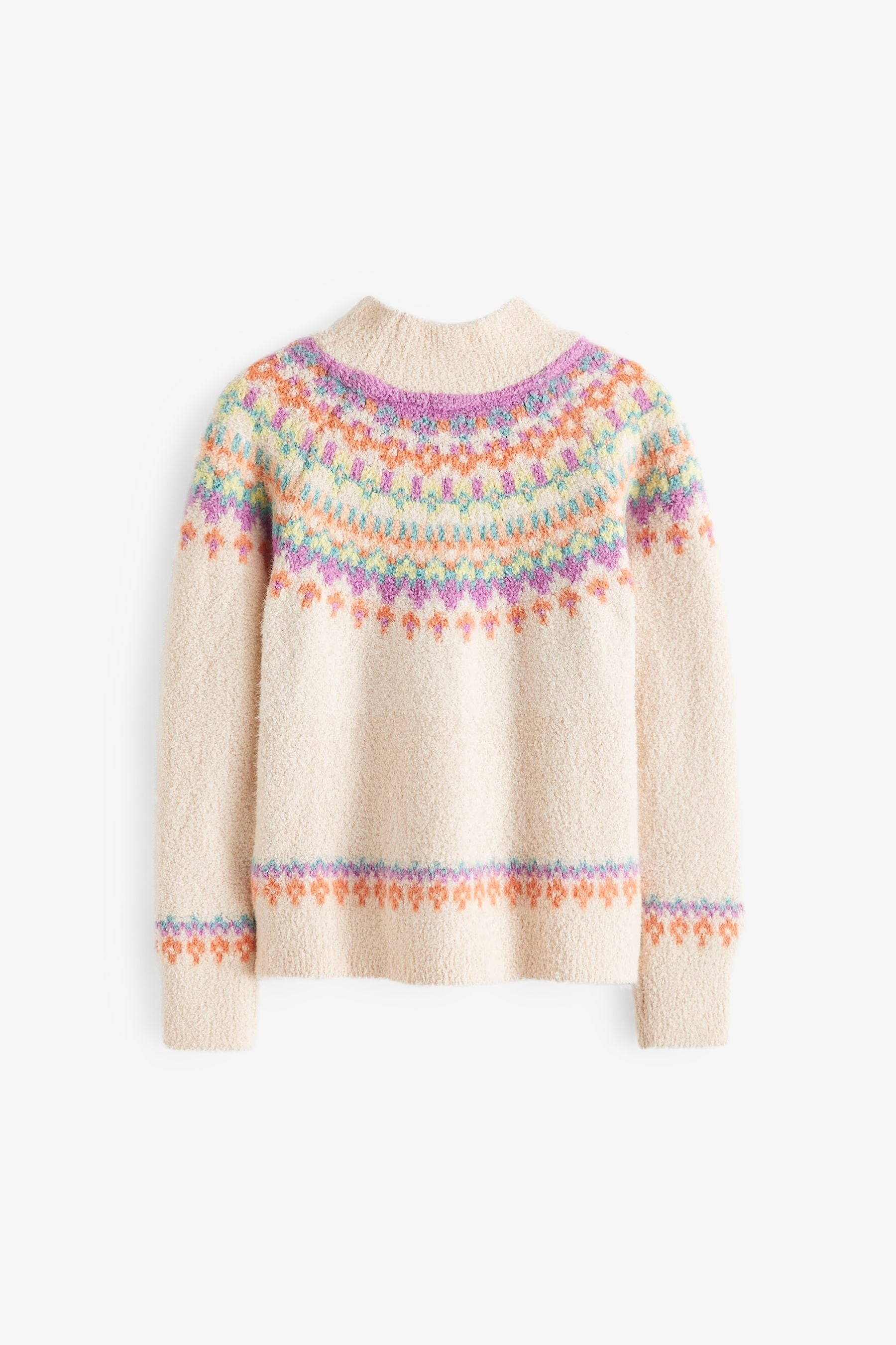 Multicolour Fairisle Pattern Jumper (3-16yrs)