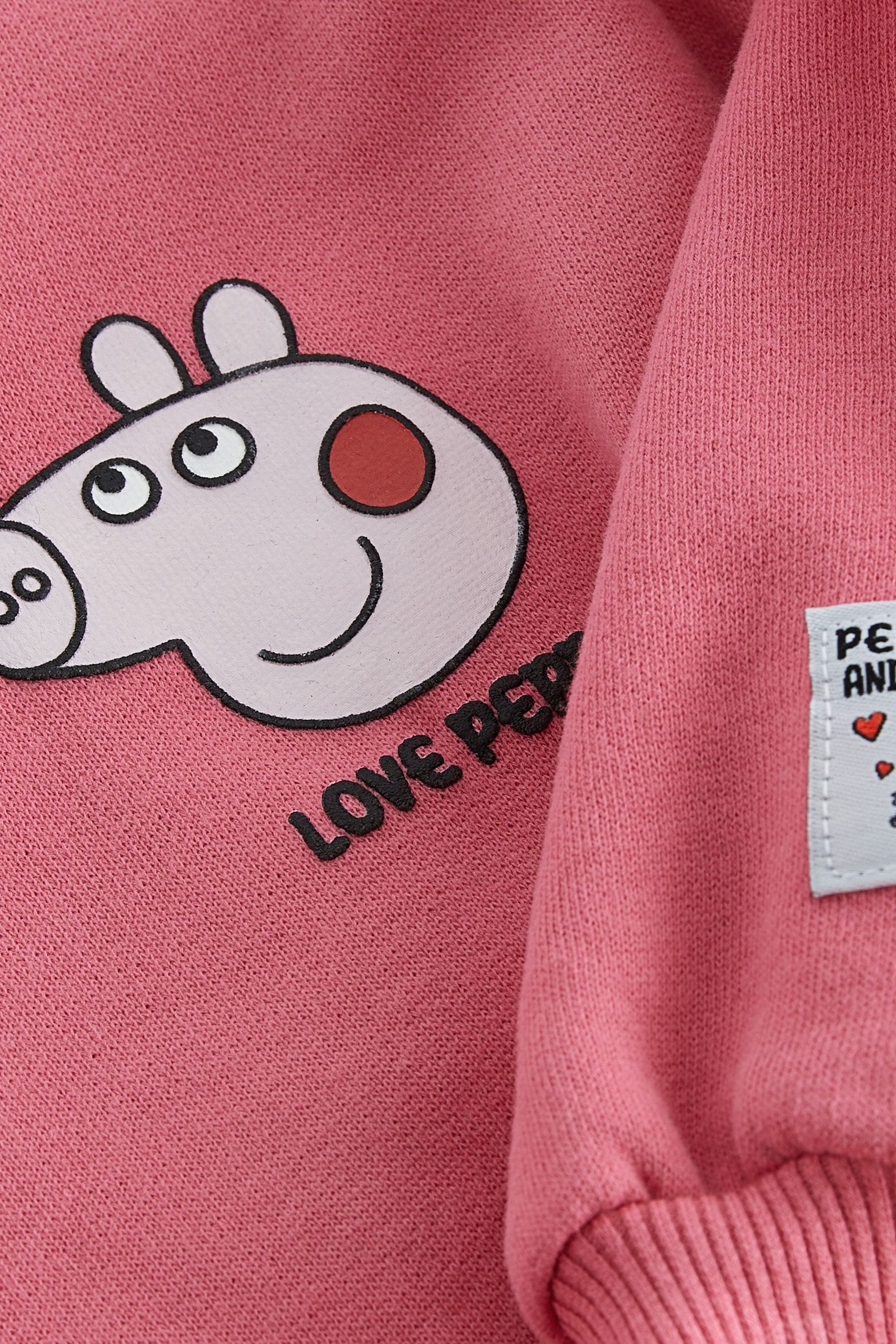 Pink Peppa Pig Crew Sweatshirt (3mths-7yrs)