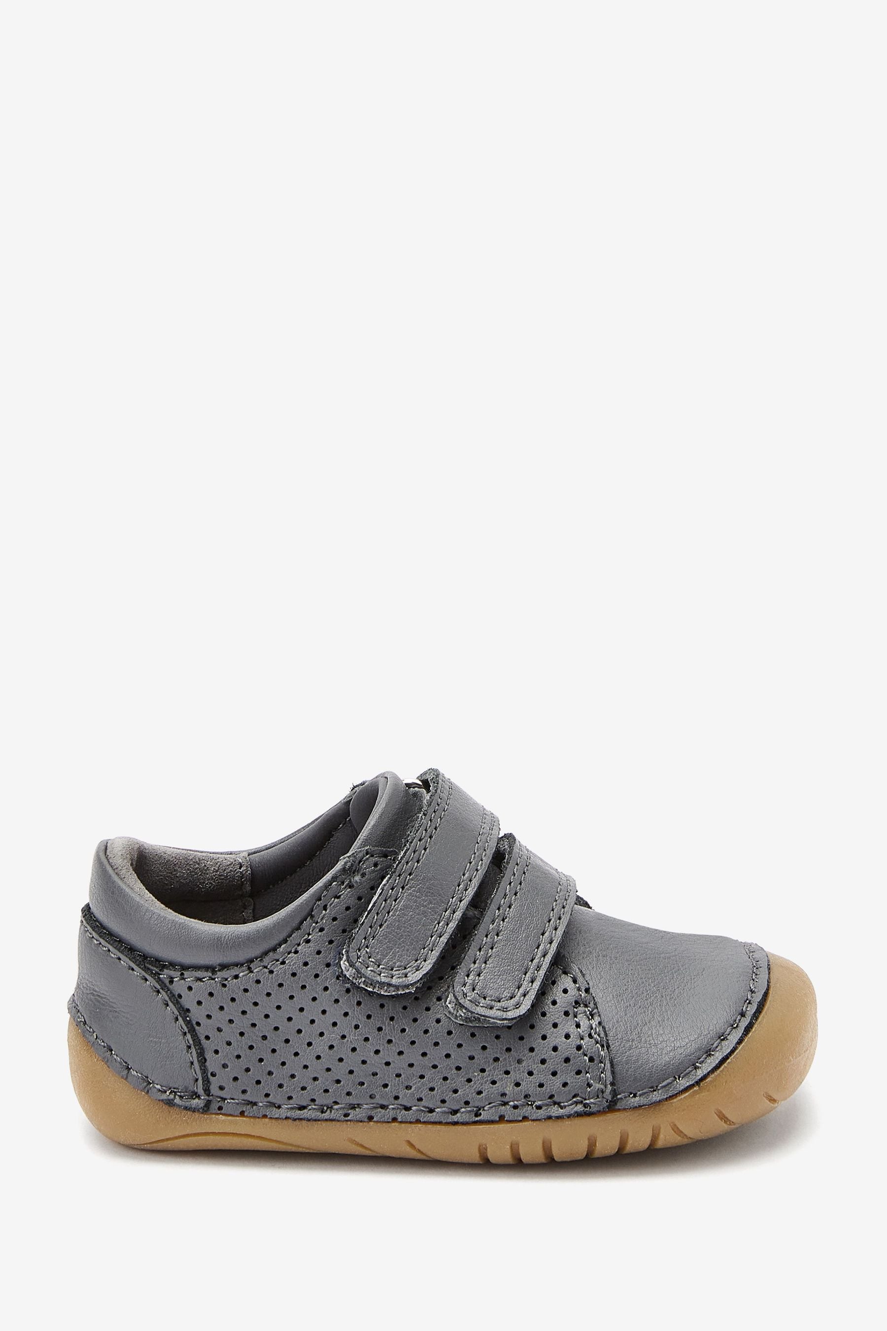 Grey Crawler Shoes