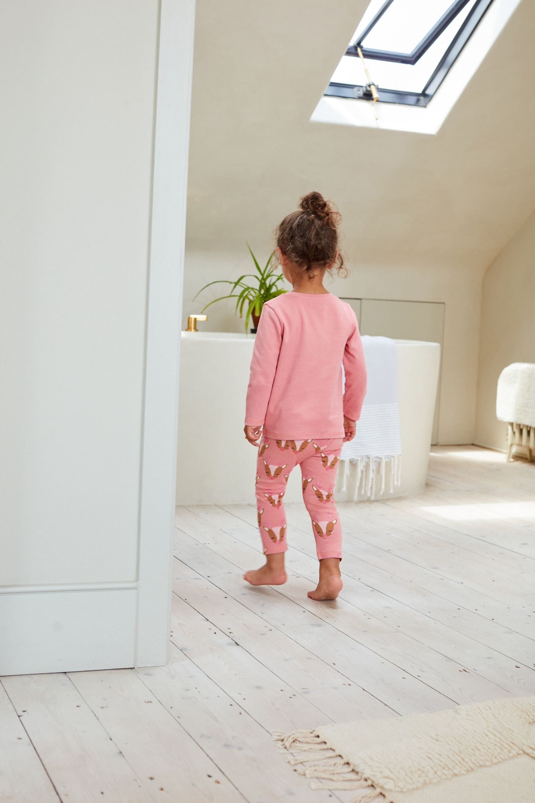 Pink Reindeer Christmas Pyjamas (9mths-12yrs)