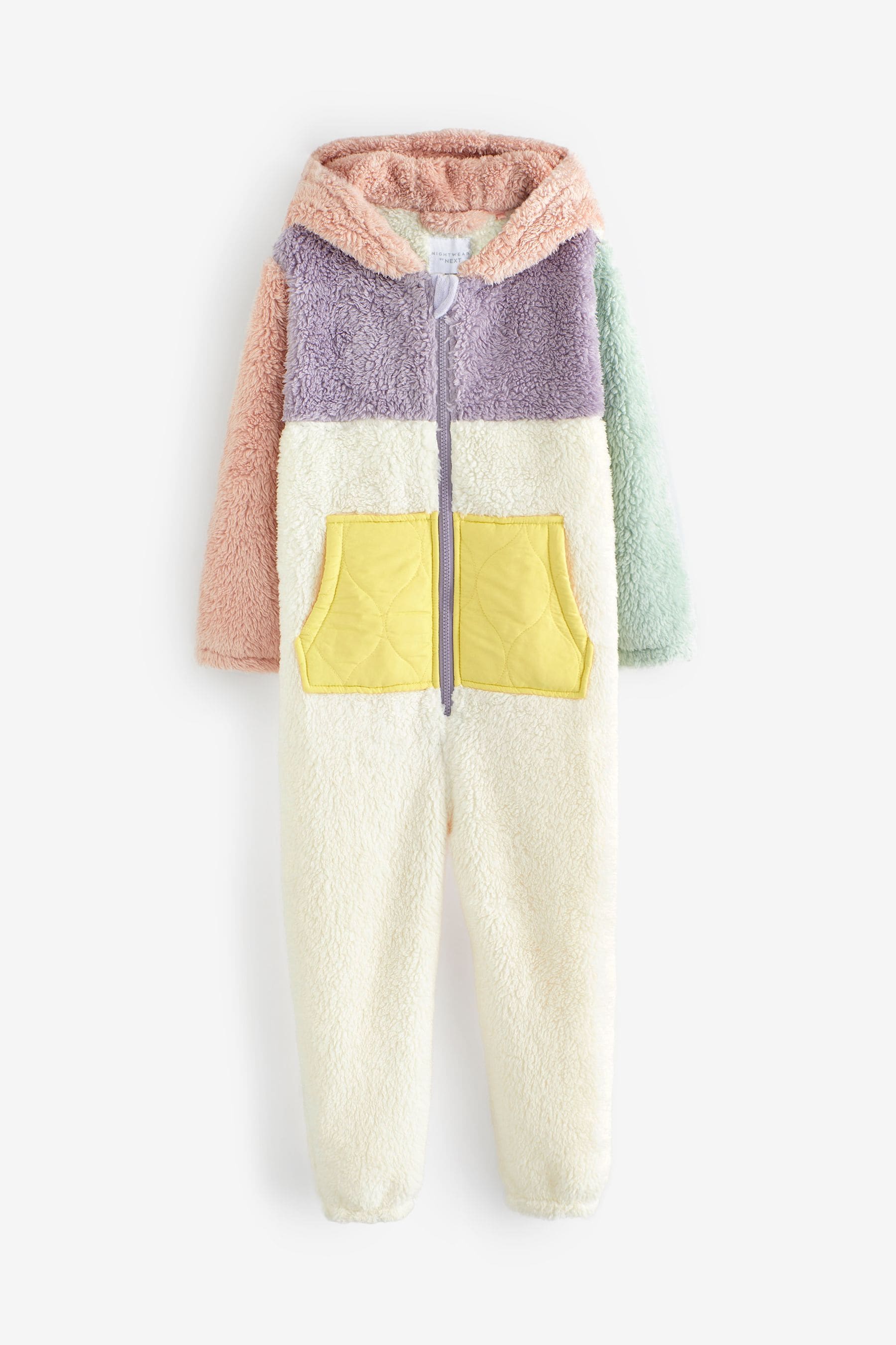 Multi Colourblock Fleece All-In-One (3-16yrs)