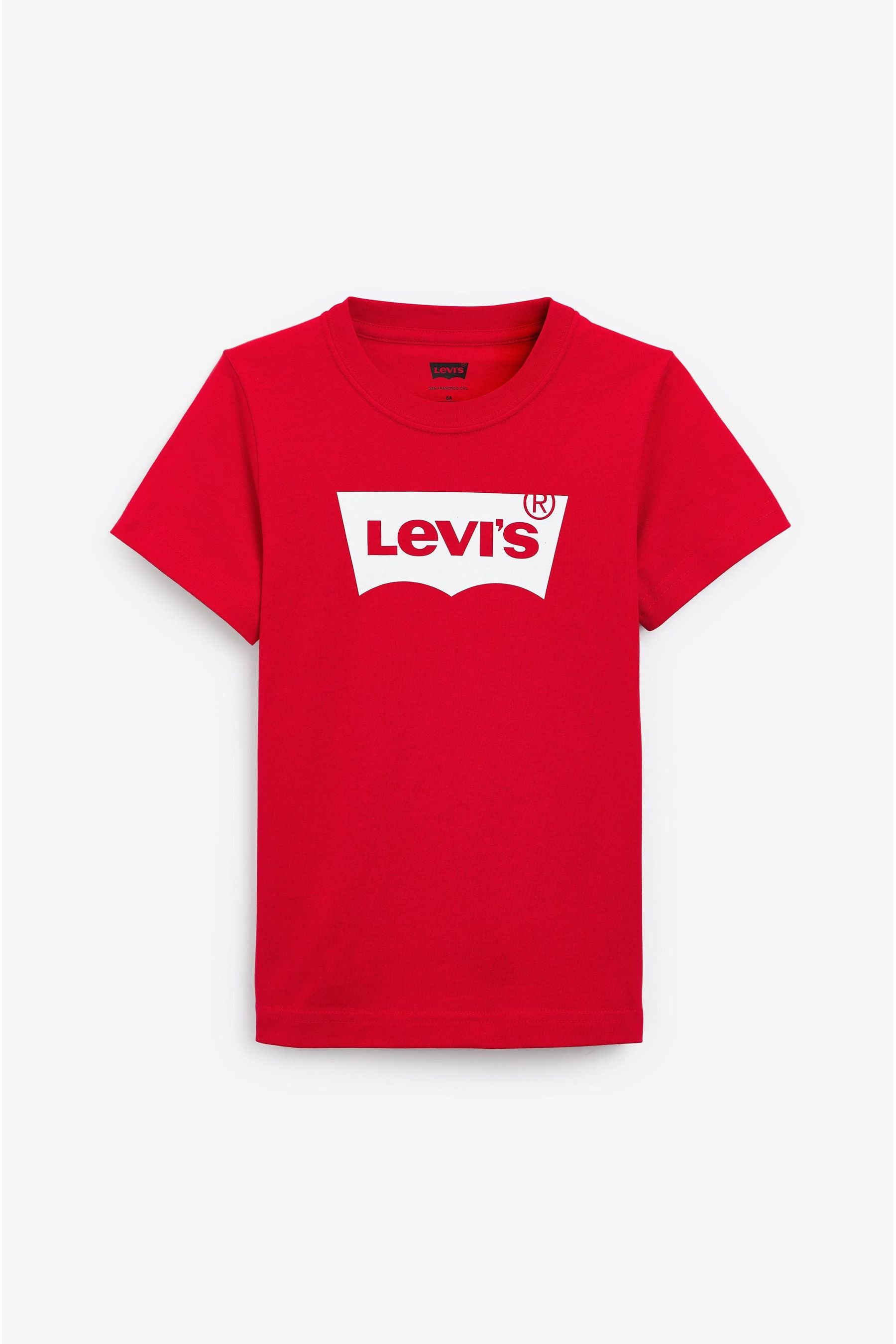 Red Levi's® Red Batwing Short Sleeve T-Shirt