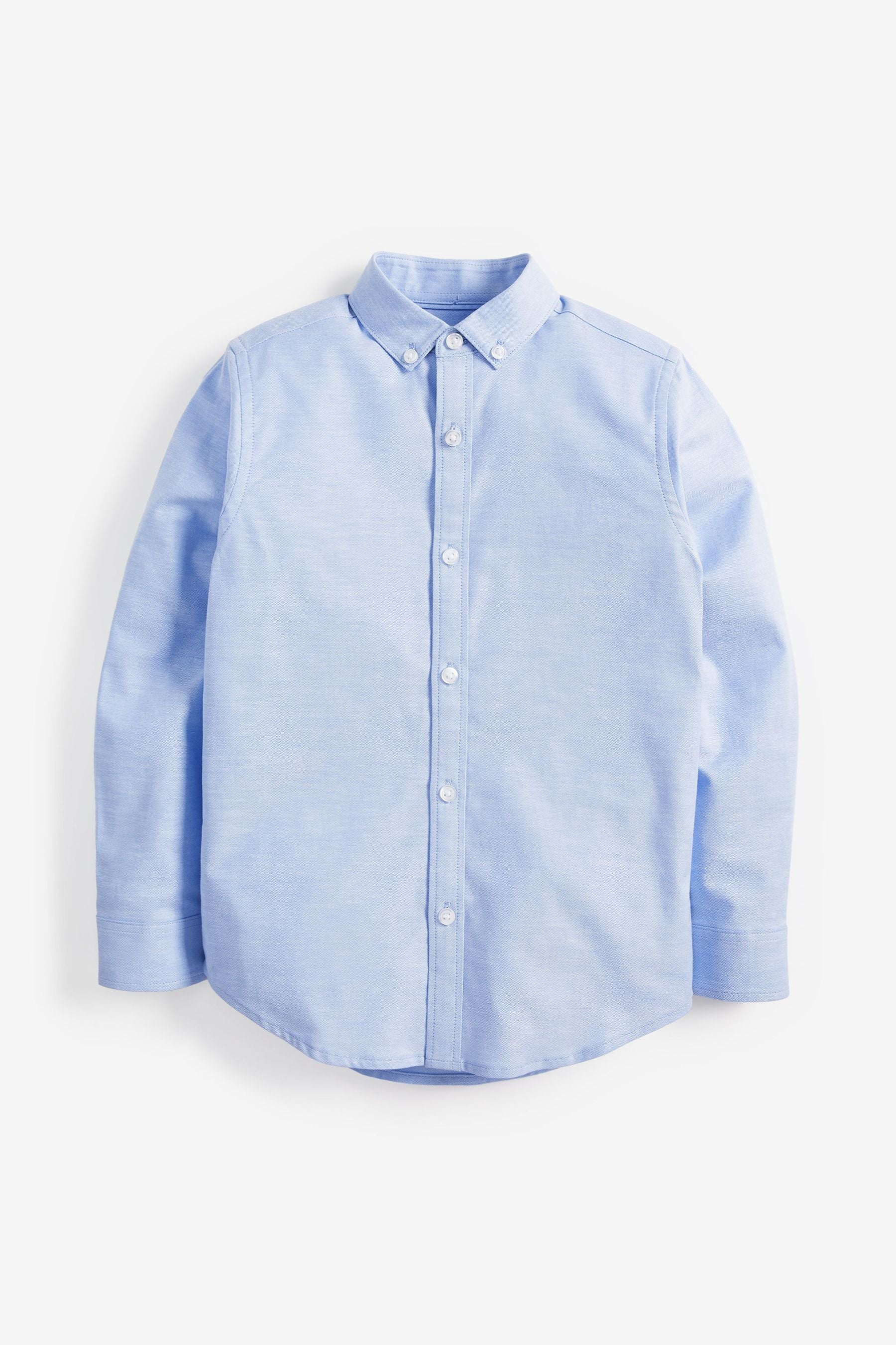 Blue Plain Oxford Shirt (3-16yrs)