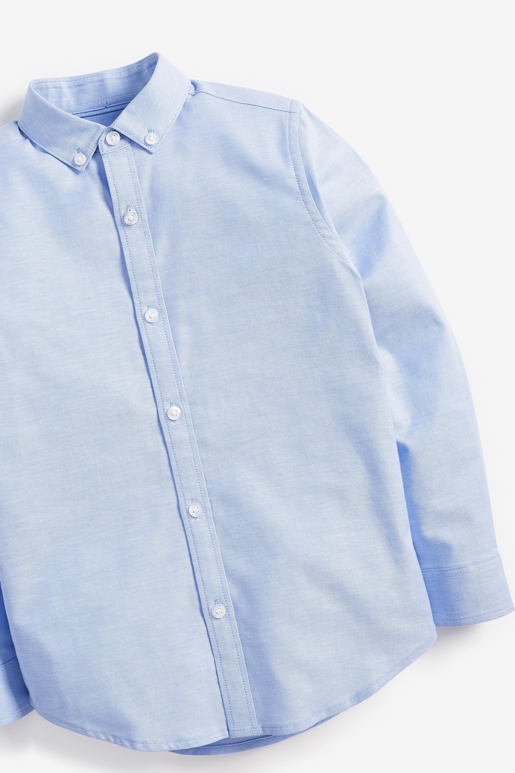 Blue Plain Oxford Shirt (3-16yrs)