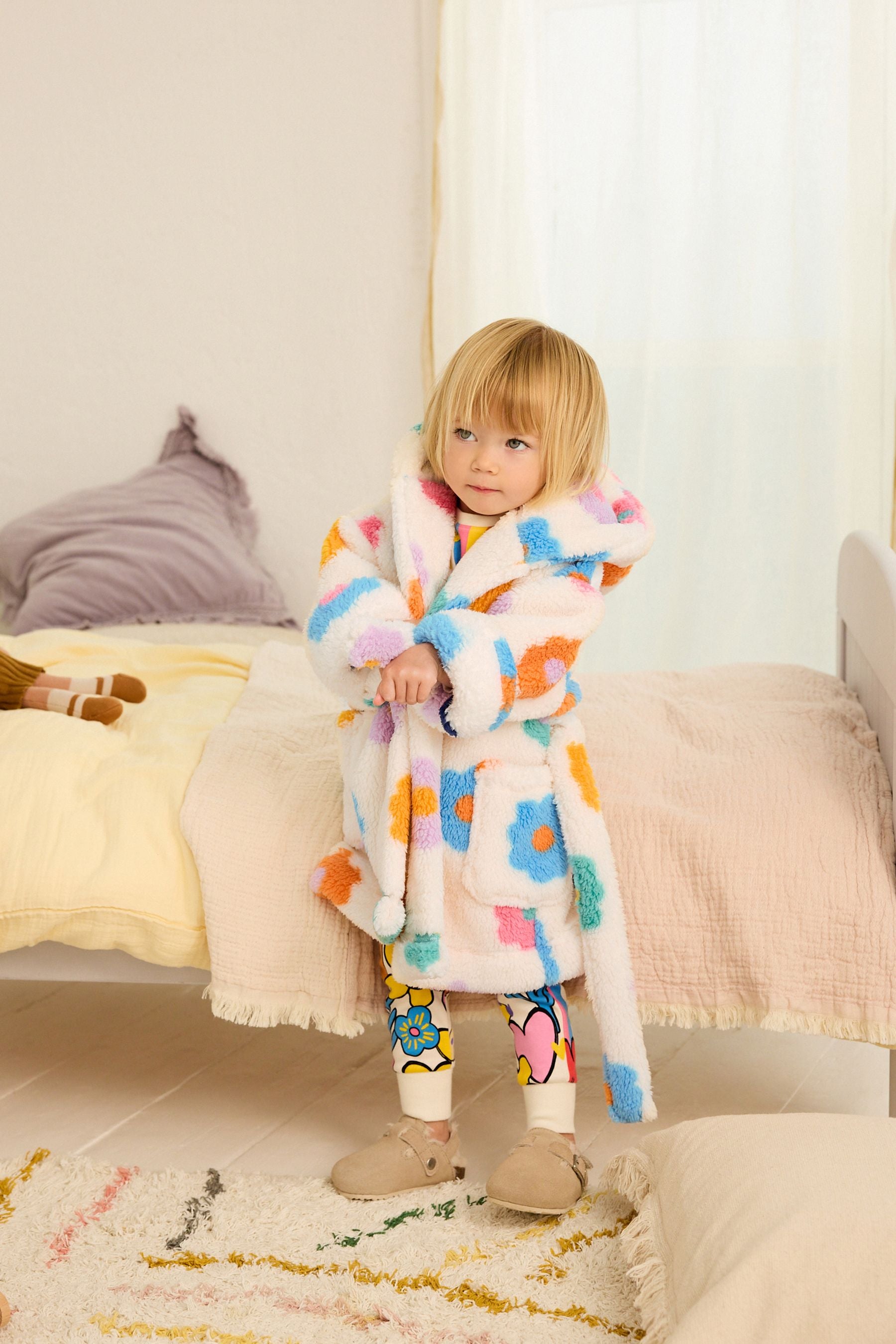 Floral Print Dressing Gown (9mths-8yrs)