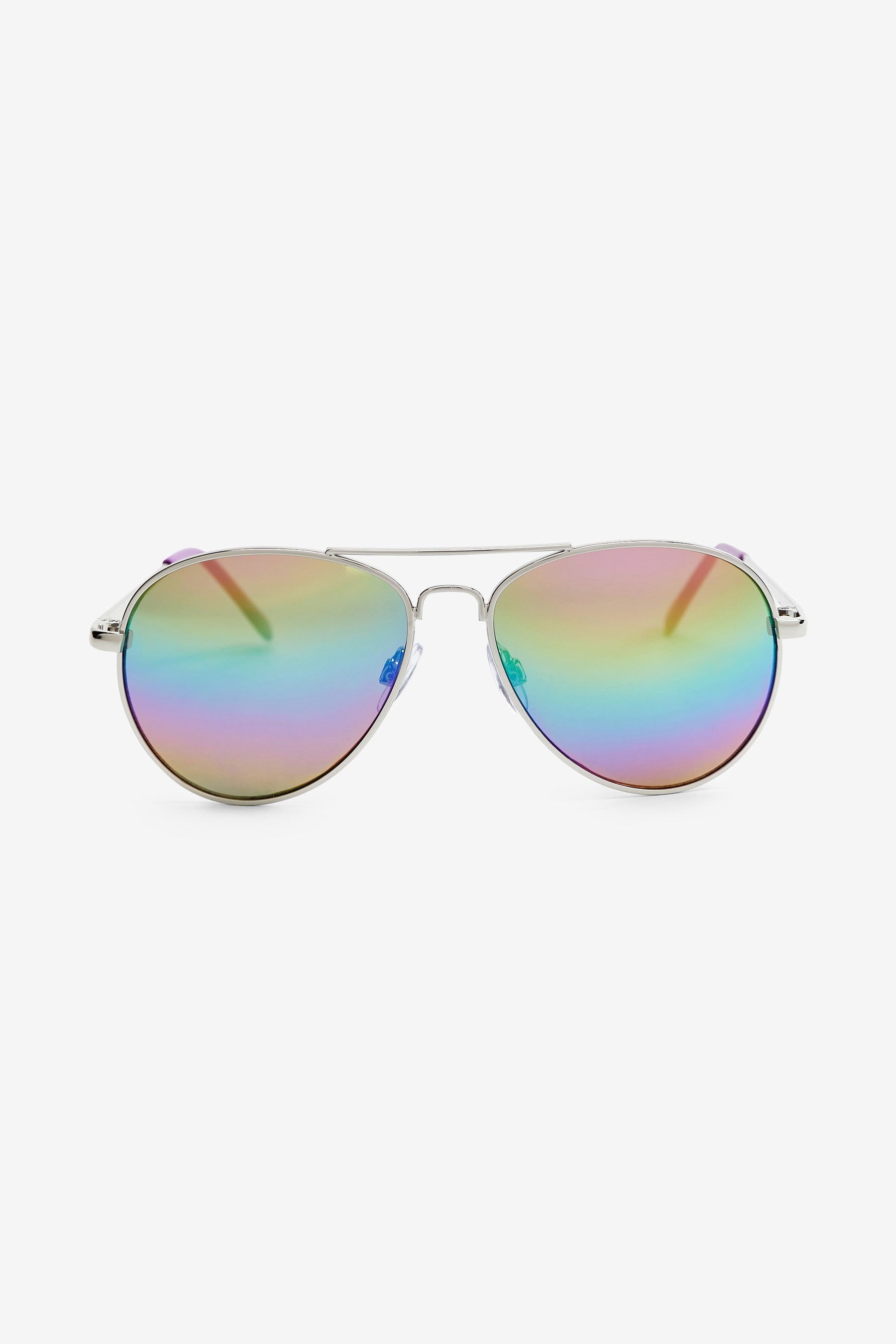 Rainbow Aviator Style Sunglasses