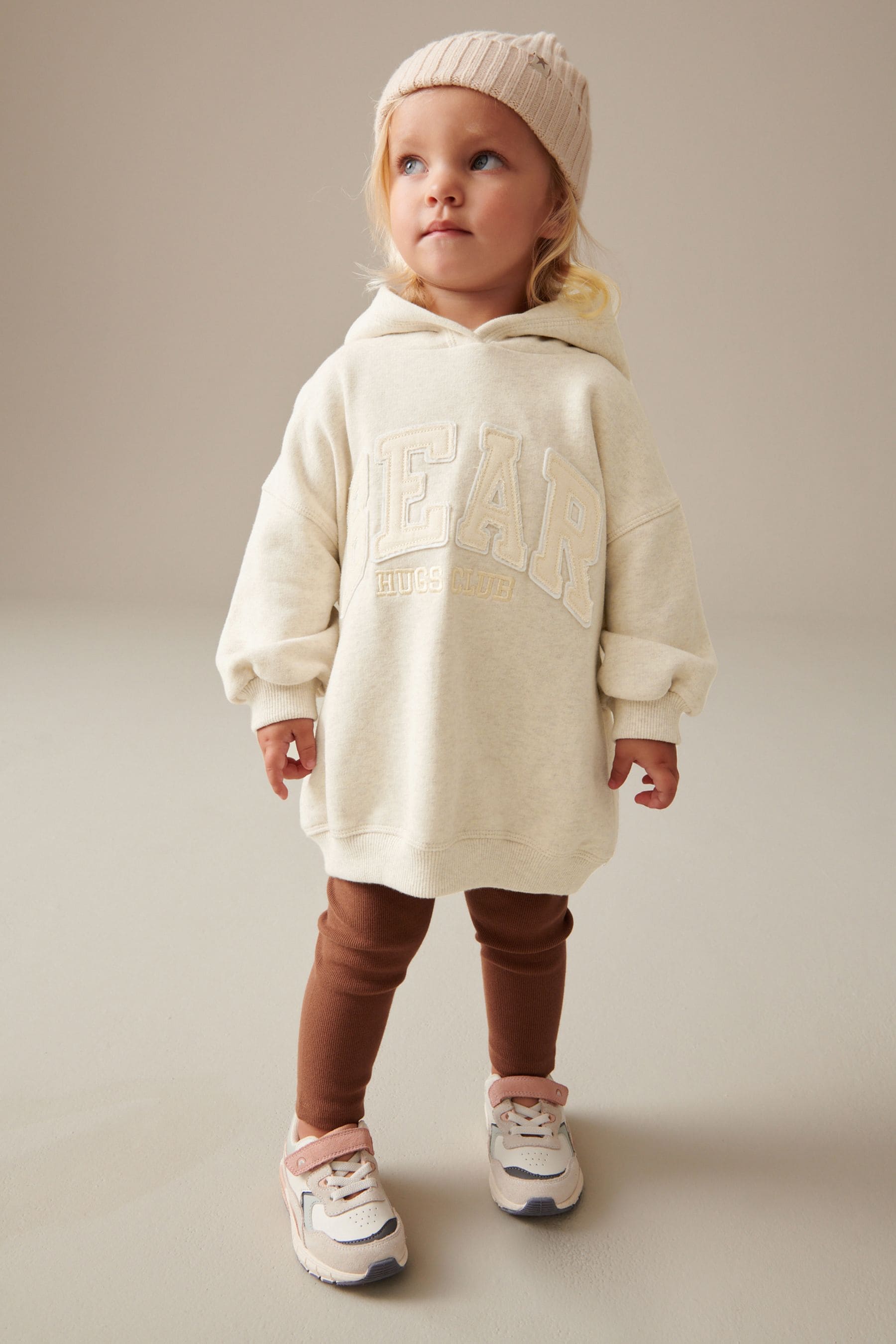 Cream Varsity Hoodie & Leggings Set (3mths-7yrs)