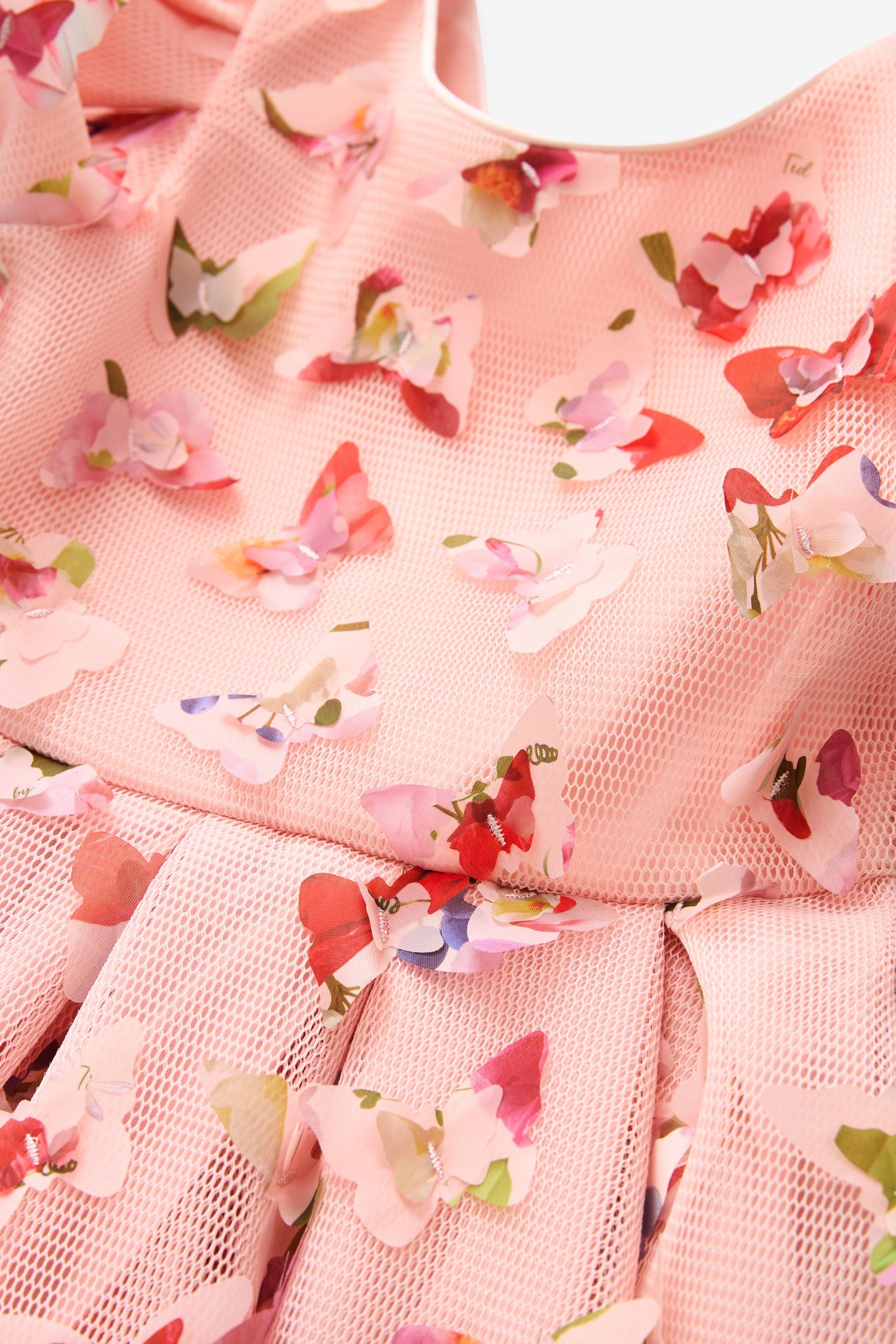 Pink Baker by Ted Baker Pink 3D Butterfly Dress