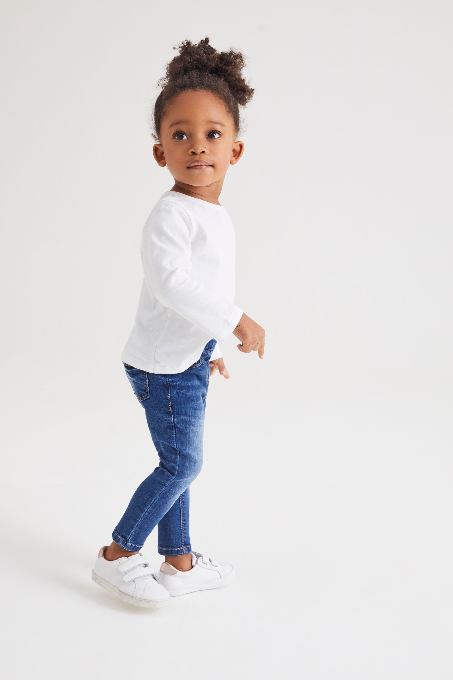 Mid Blue Denim Super Skinny Fit Jeggings (3mths-7yrs)