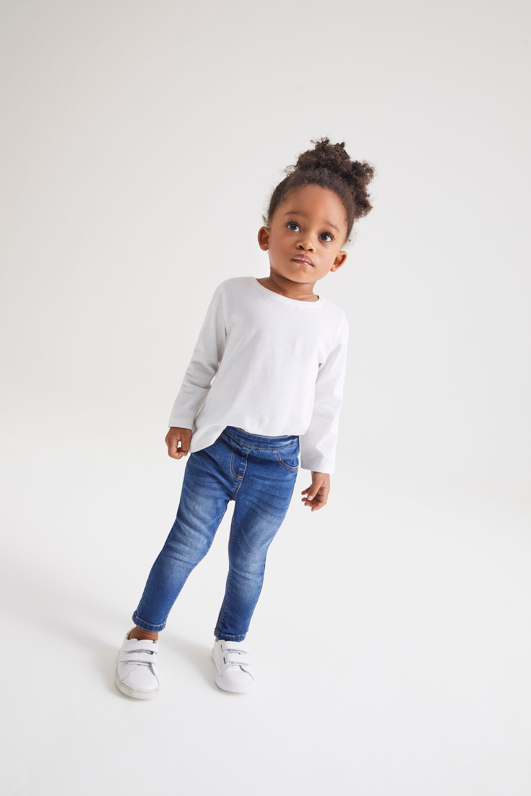 Mid Blue Denim Super Skinny Fit Jeggings (3mths-7yrs)