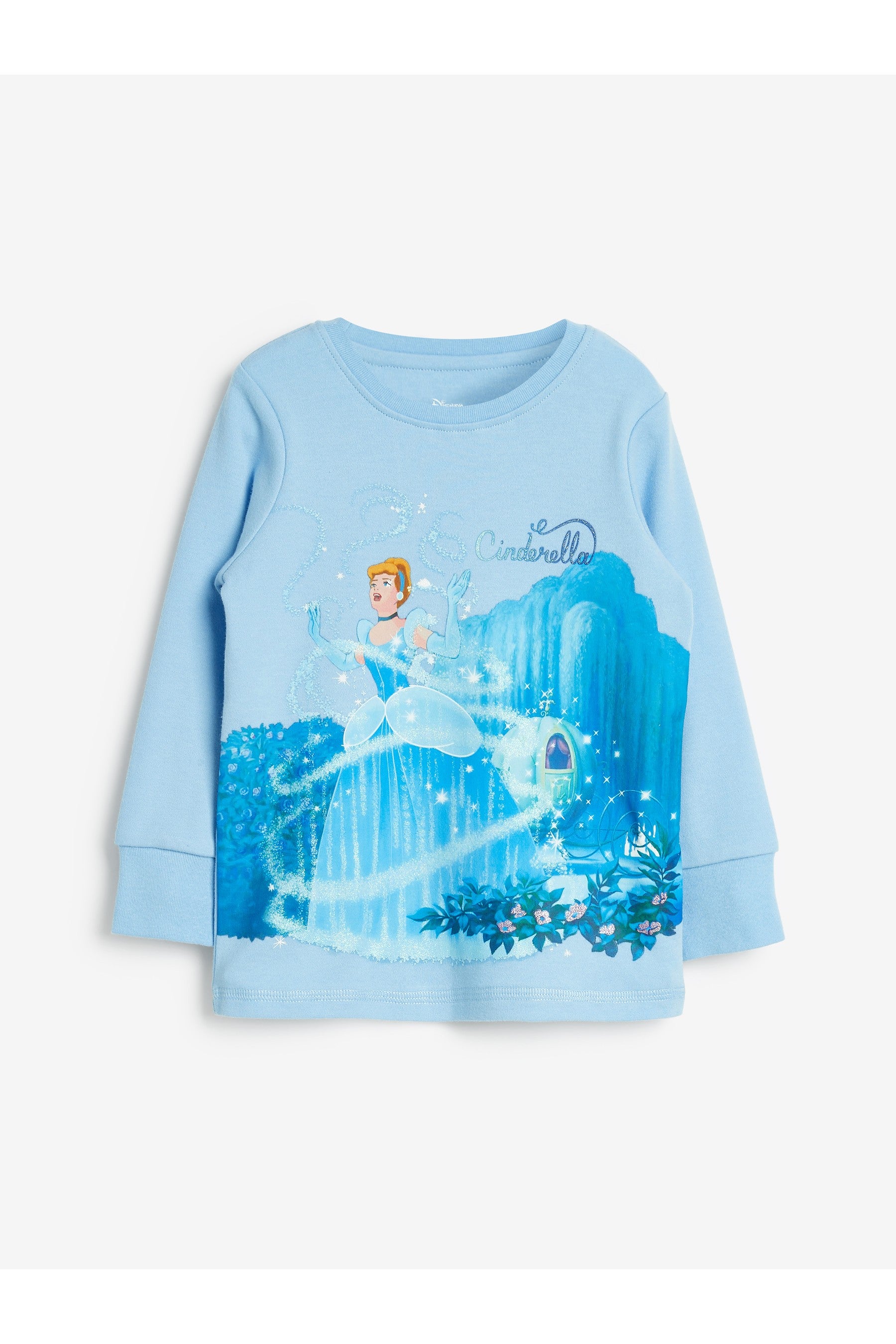 Blue Cinderella Disney Princess Blue Single Pyjamas (9mths-8yrs)