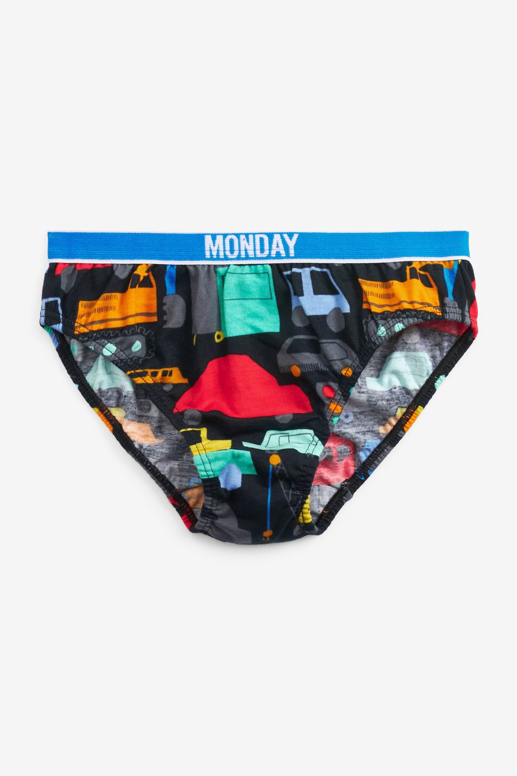 Multi Transport 7 Pack Days Of The Week Briefs (1.5-10yrs)