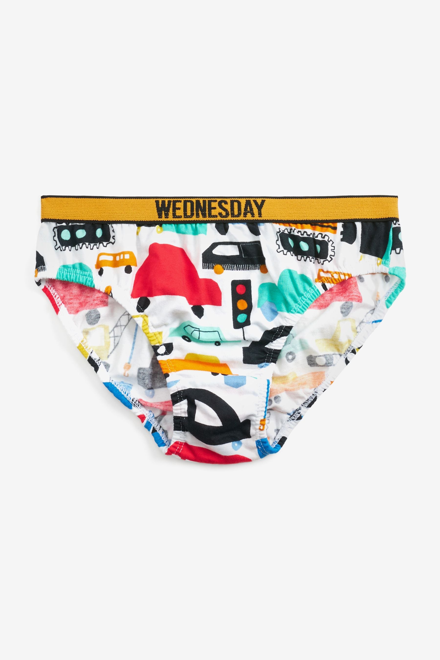 Multi Transport 7 Pack Days Of The Week Briefs (1.5-10yrs)