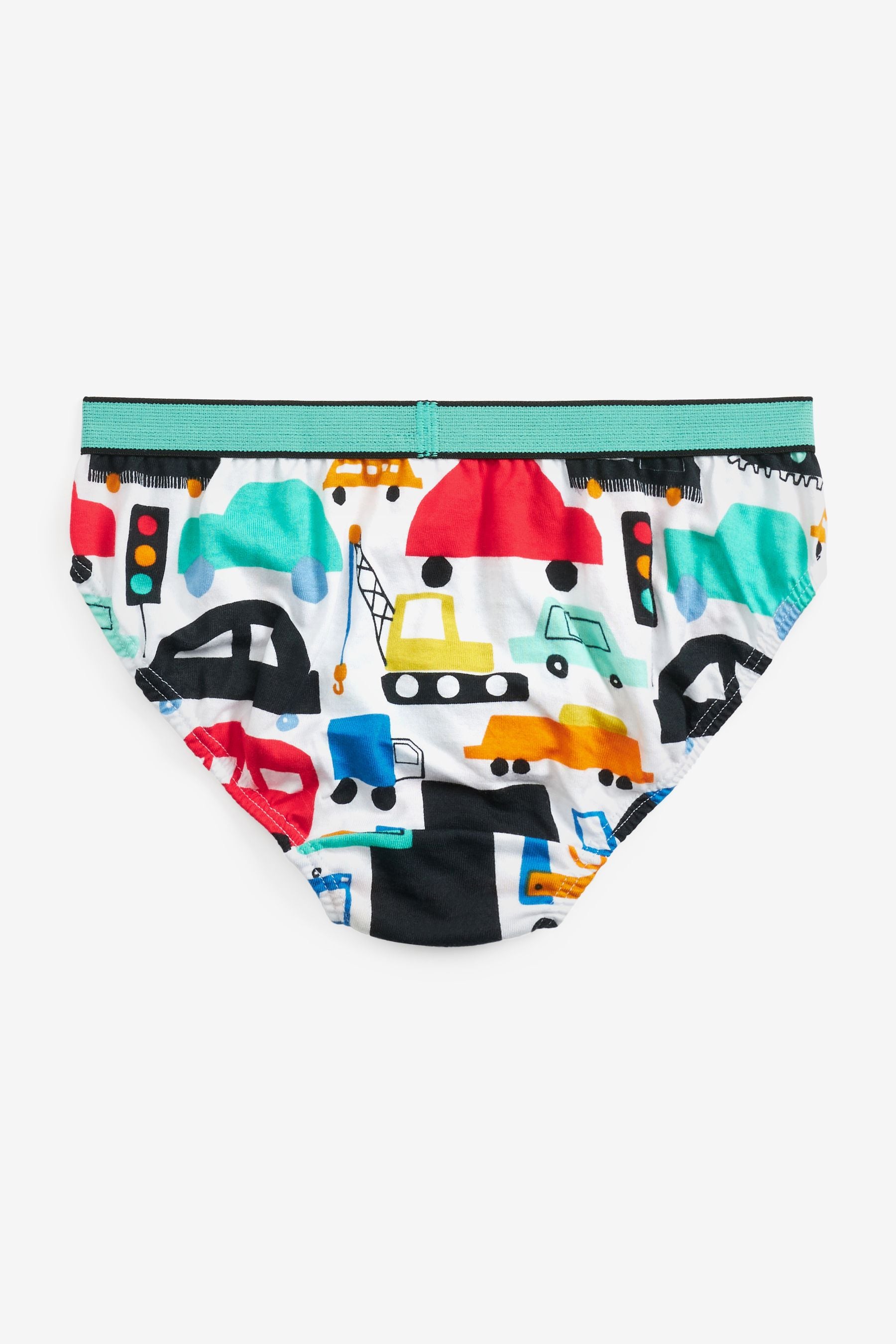 Multi Transport 7 Pack Days Of The Week Briefs (1.5-10yrs)