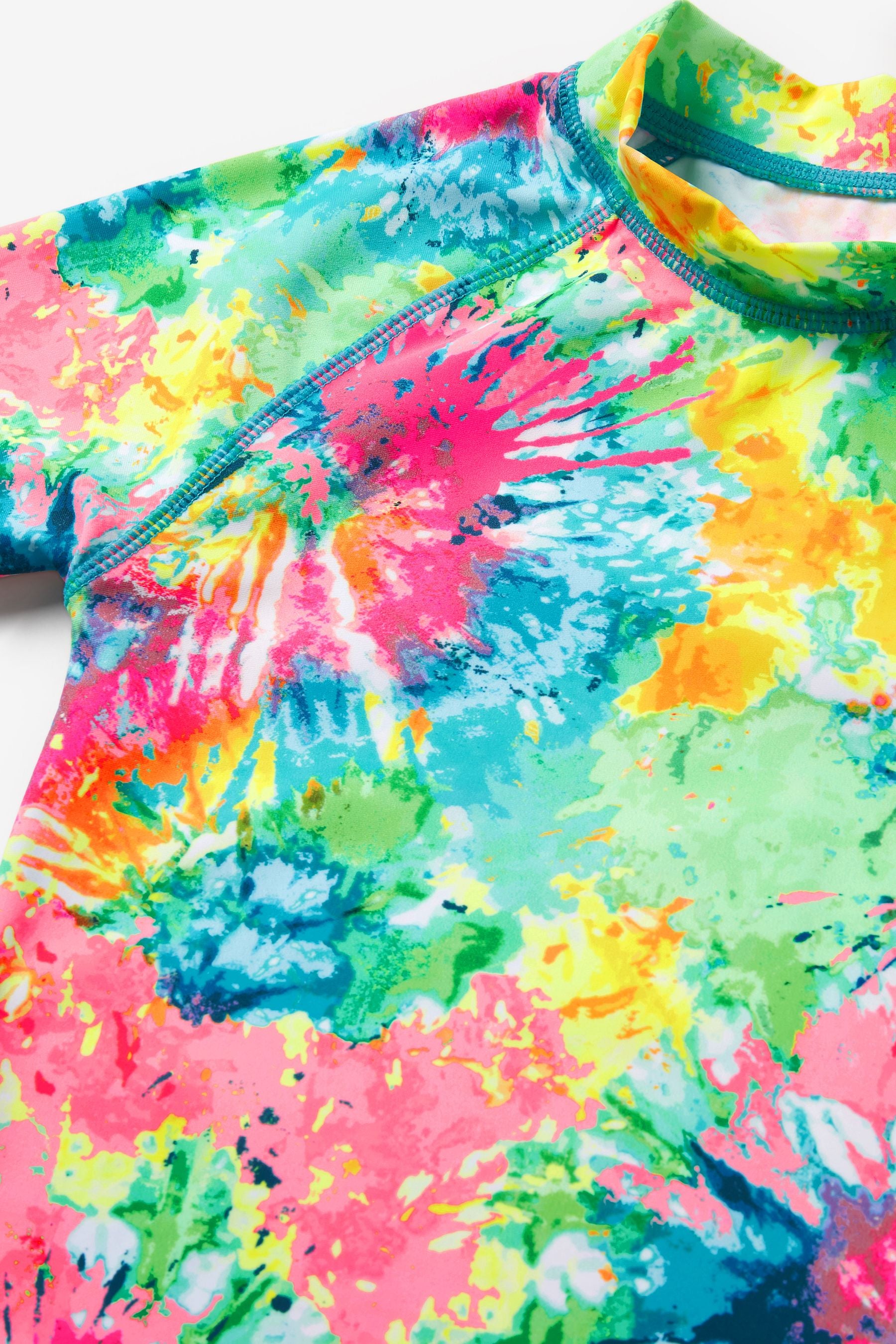 Multi Bright Tie Dye Rash Vest (3-16yrs)