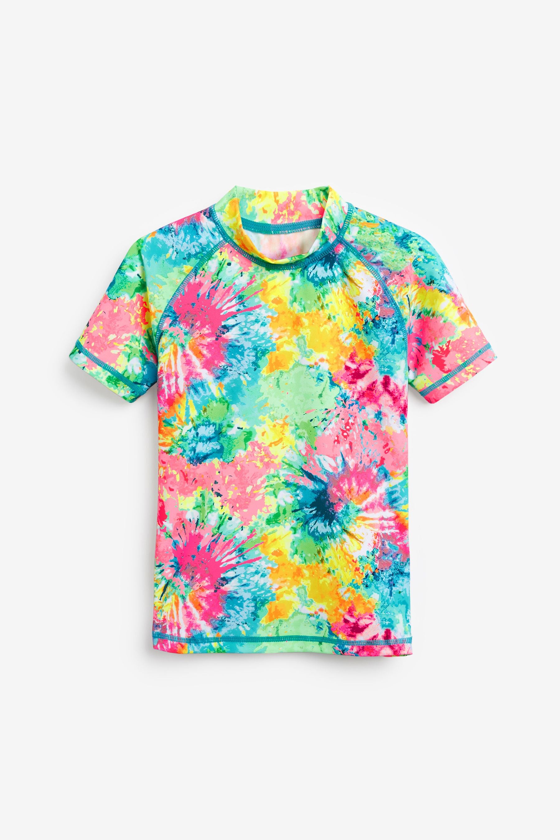 Multi Bright Tie Dye Rash Vest (3-16yrs)